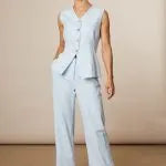 FEE G BLUE WAIST COAT 930Y130 JADE 126