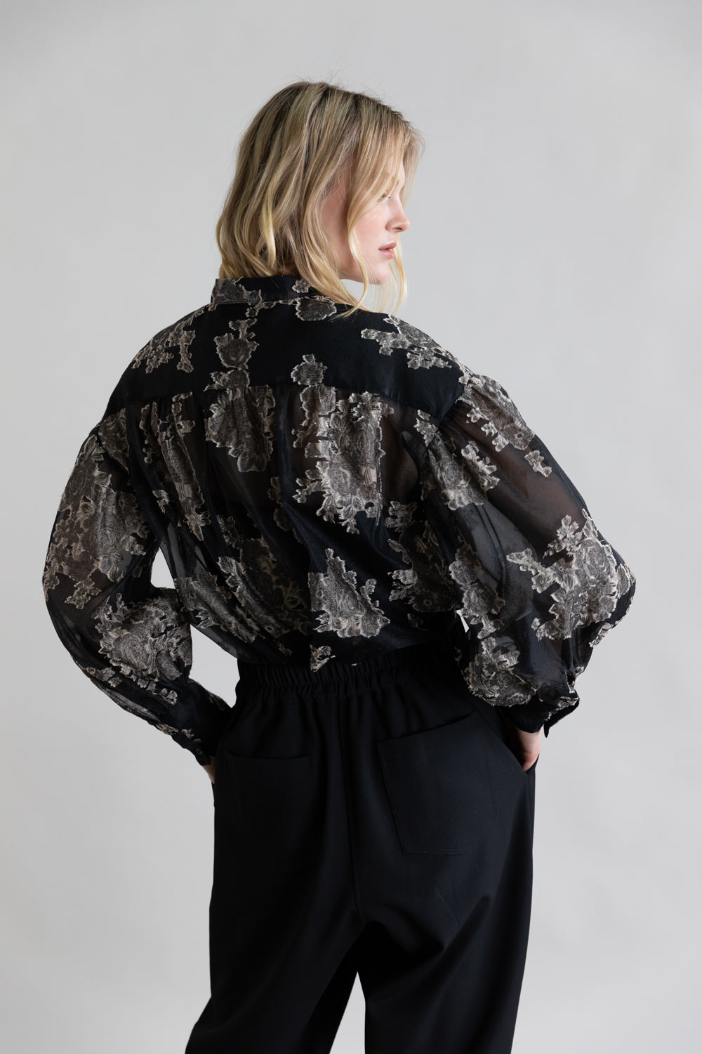 PSOPHIA  BLACK SHIRT 219SHR2514 225