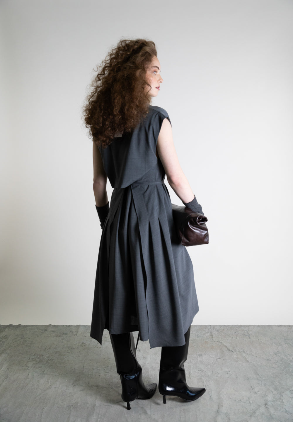PSOPHIA  GREY DRESS 224DRS2520 225