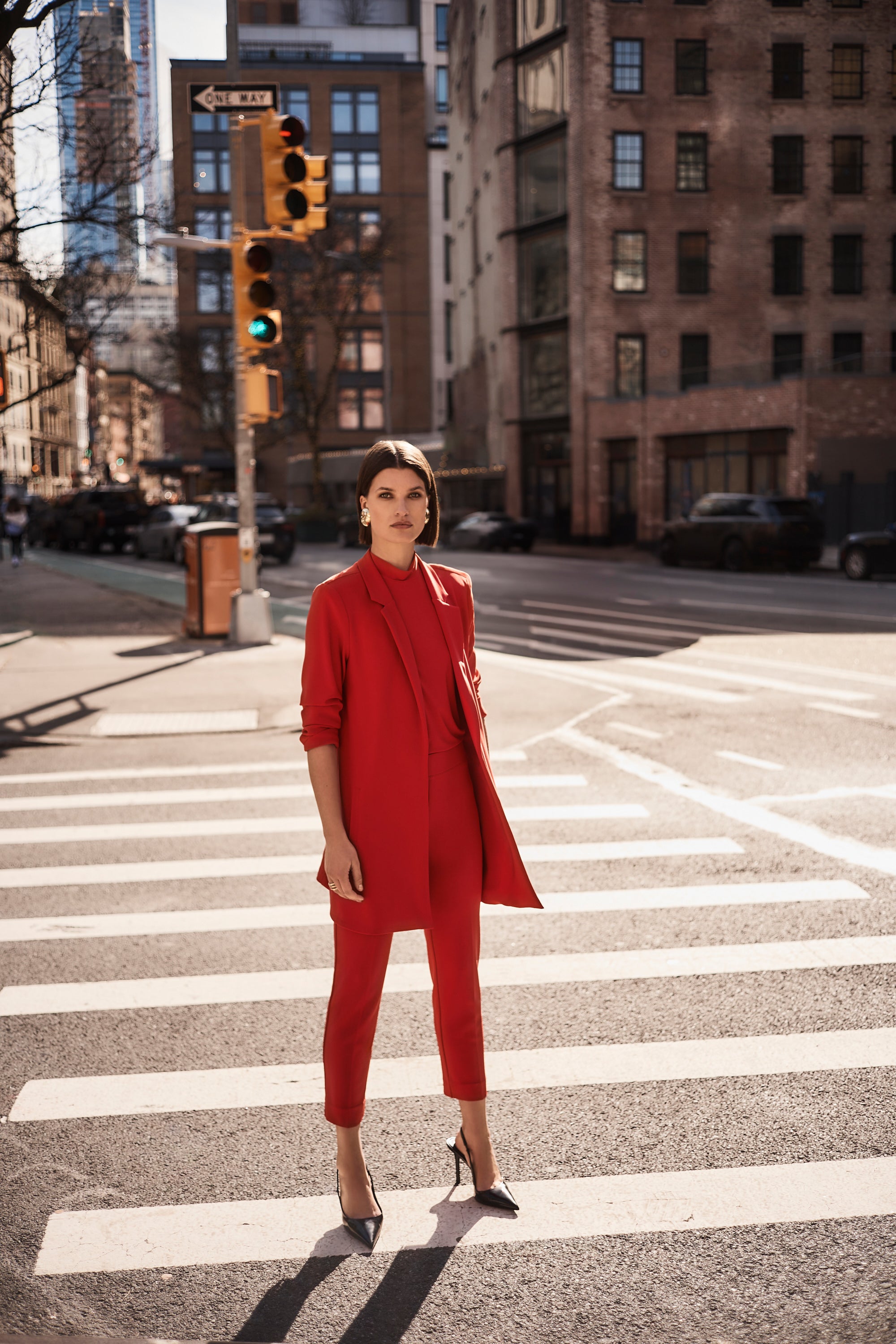 JOSEPH RIBKOFF RED BLAZER 233304F24 224