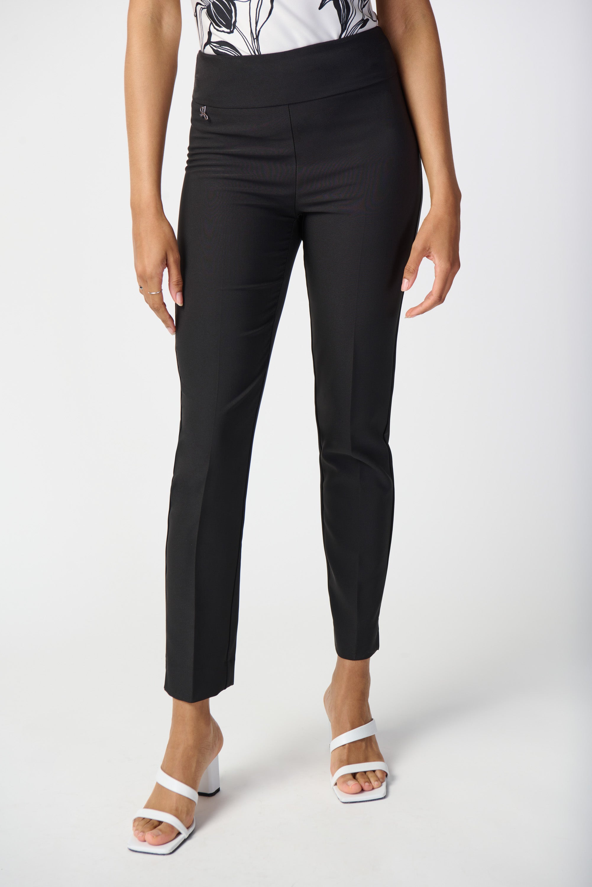 JOSEPH RIBKOFF BLACK LDS PANT 241231S25 125