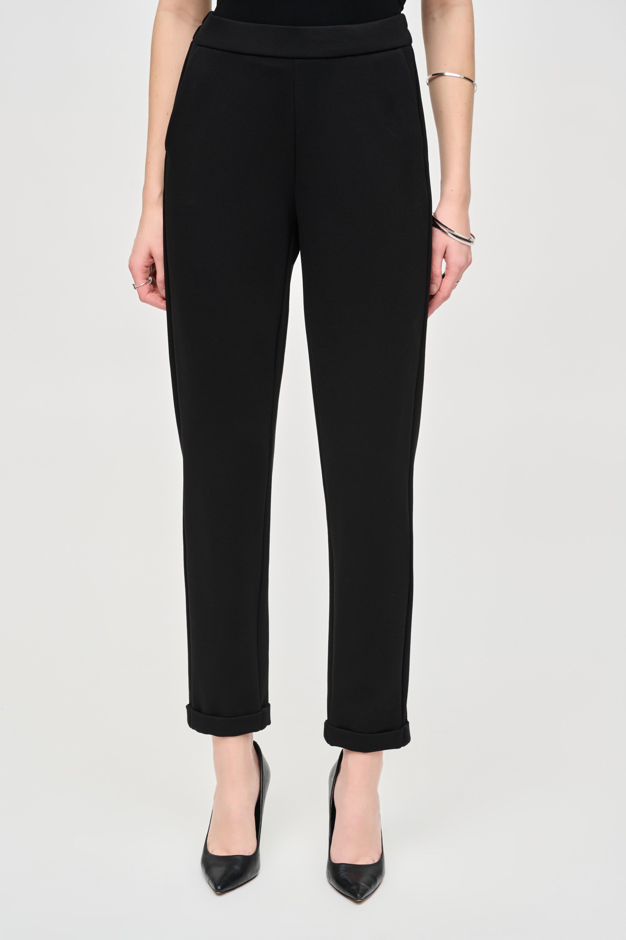 JOSEPH RIBKOFF BLACK TROUSERS 243050 224