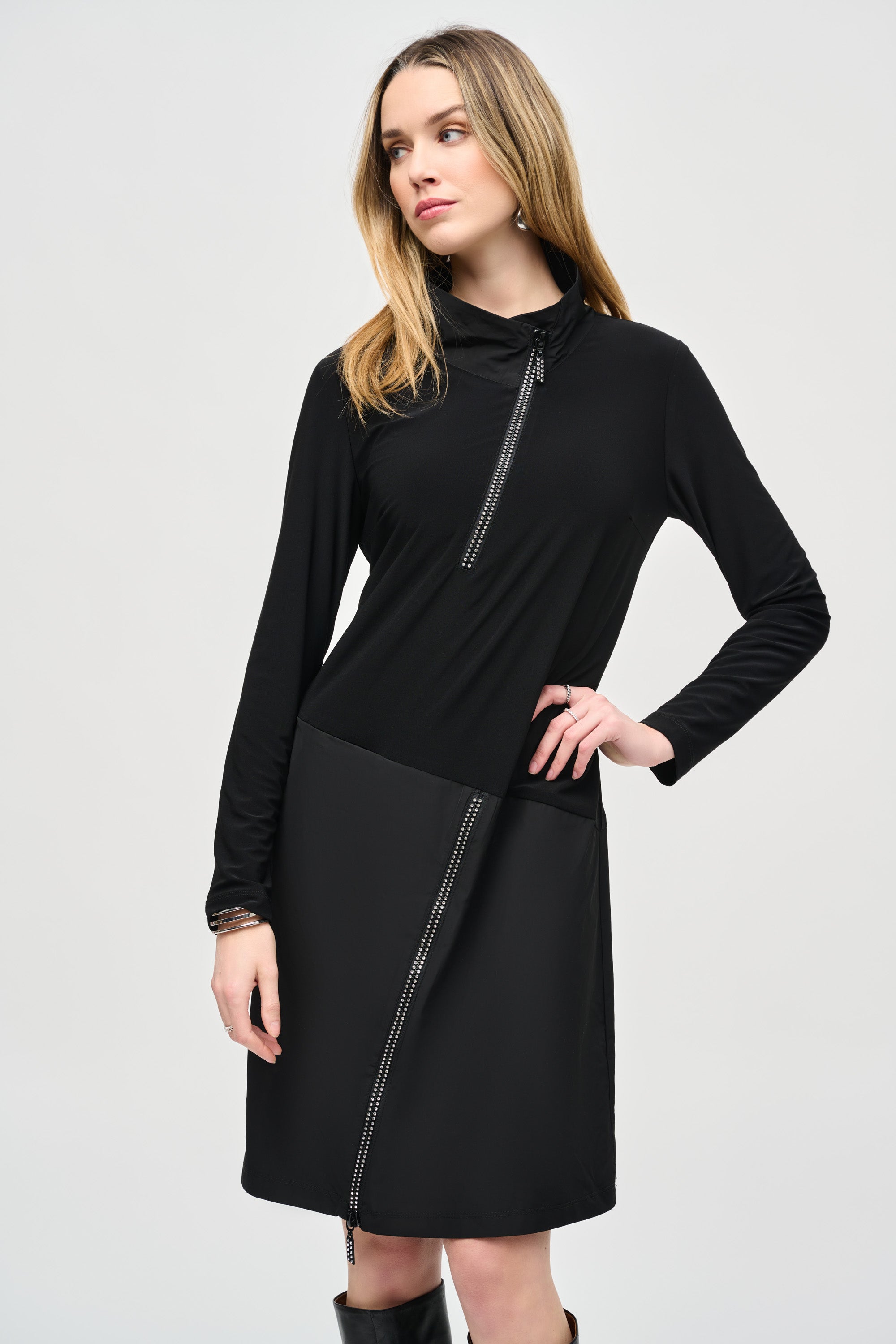 JOSEPH RIBKOFF BLACK DRESS 243209 224