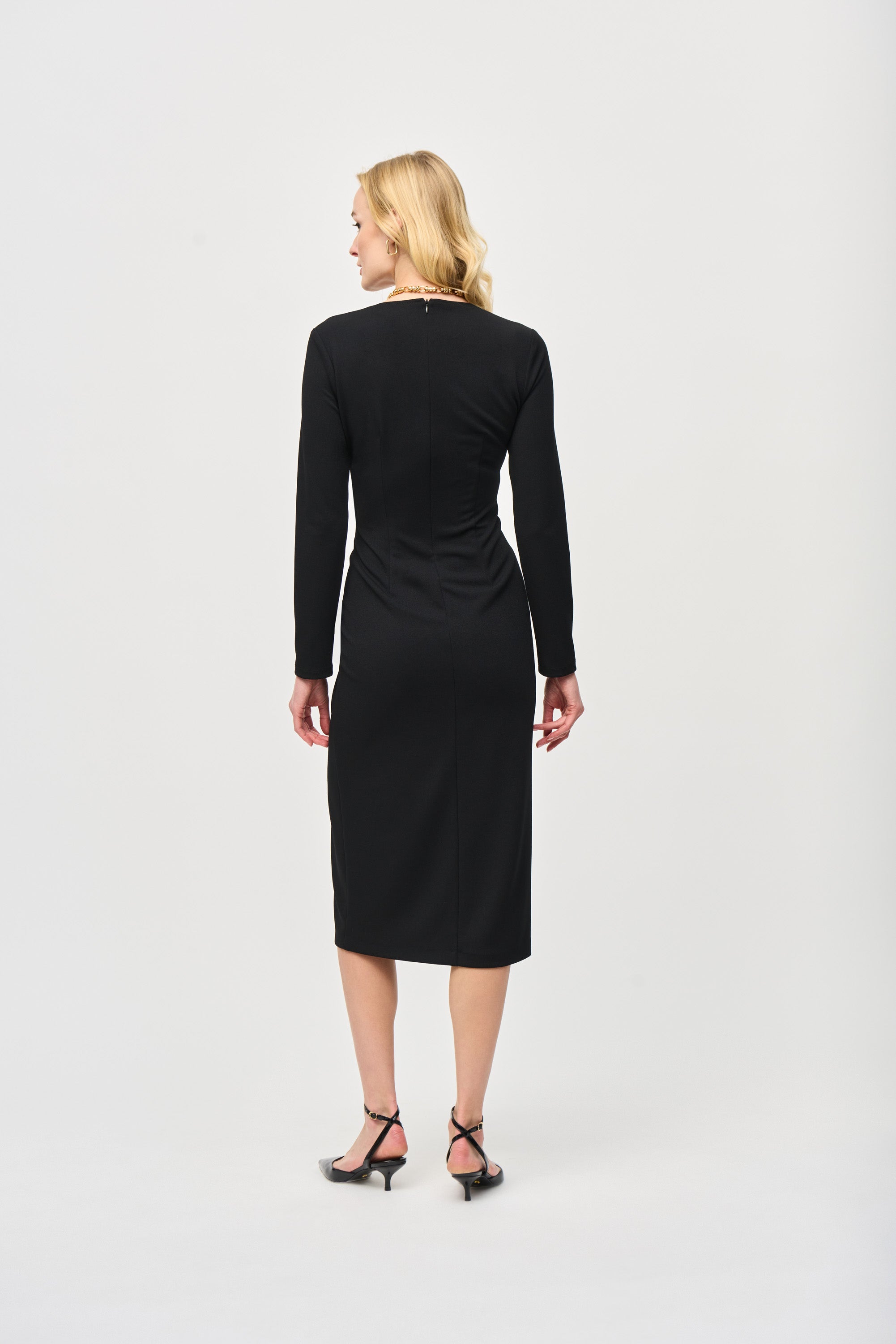 JOSEPH RIBKOFF BLACK DRESS 243308 224