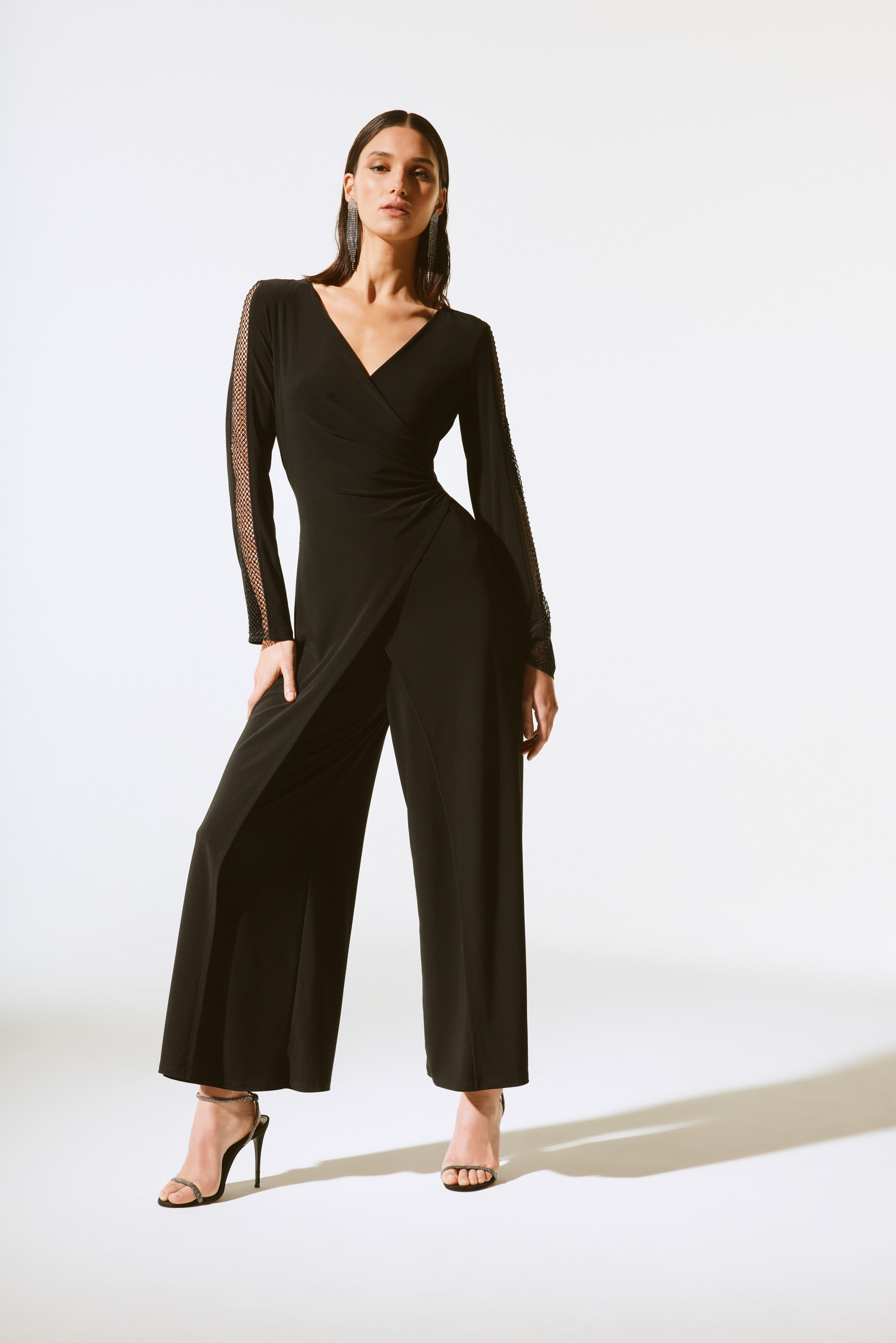 JOSEPH RIBKOFF BLACK JUMPSUIT 243722 224