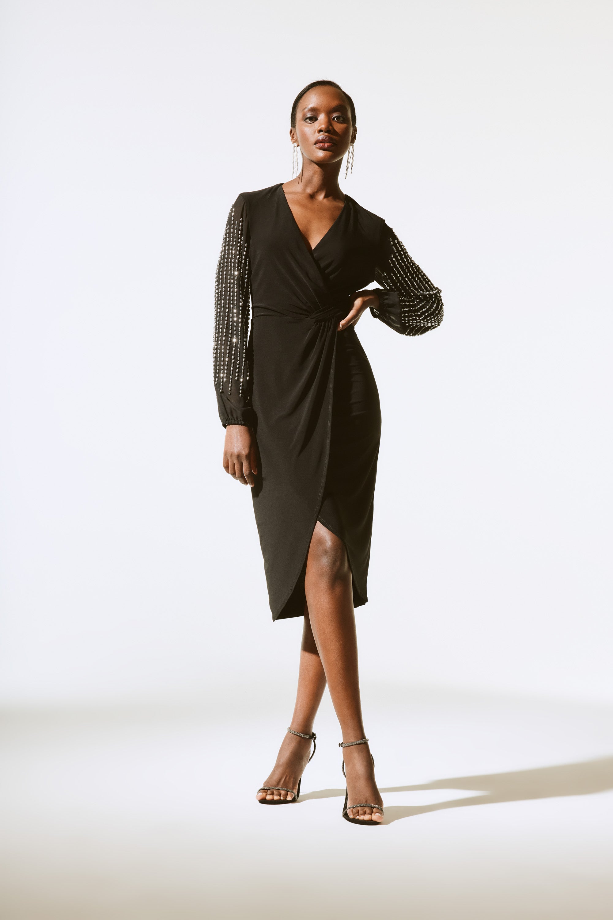 JOSEPH RIBKOFF BLACK DRESS 243726 224