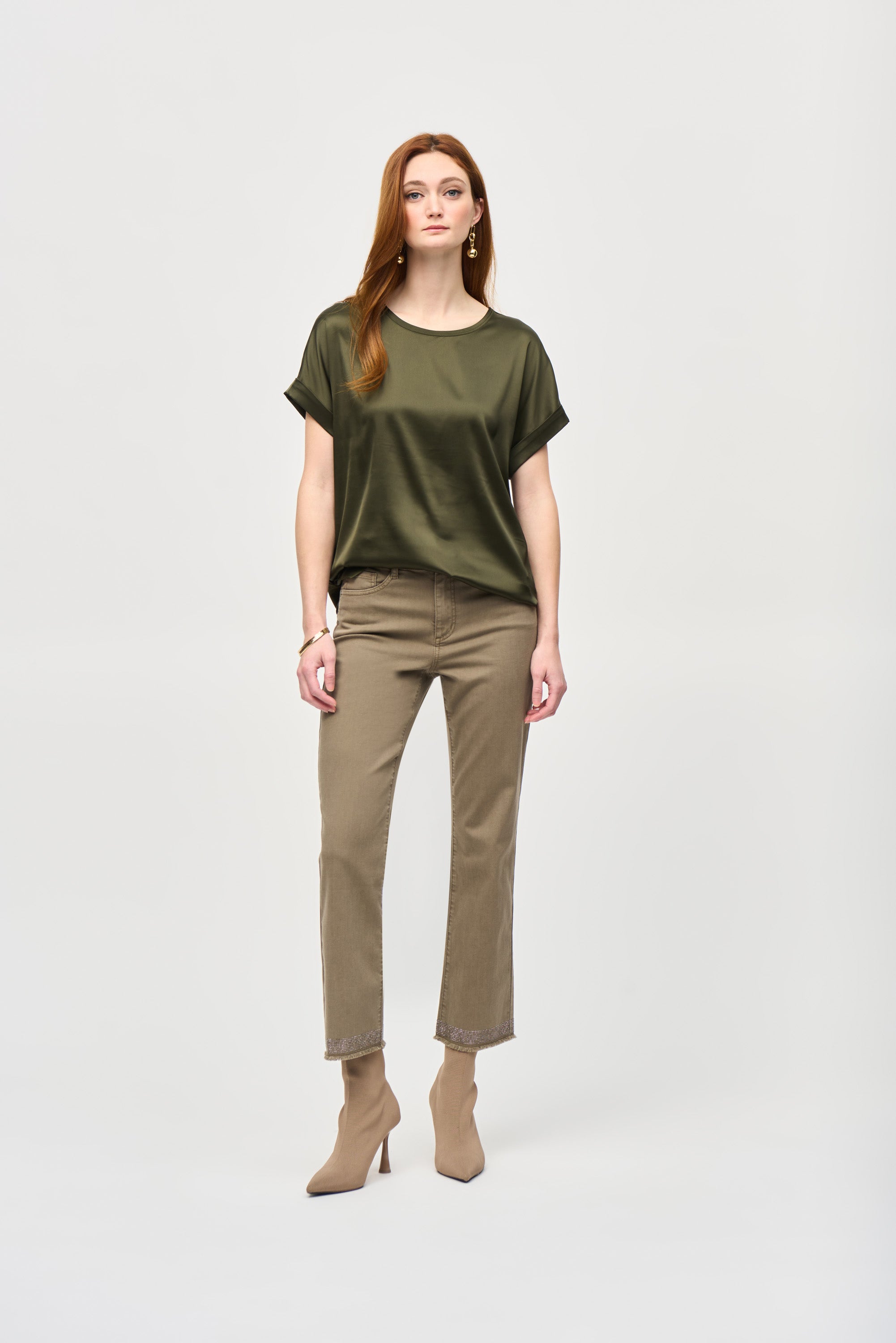 JOSEPH RIBKOFF GREEN TOP 243912 224