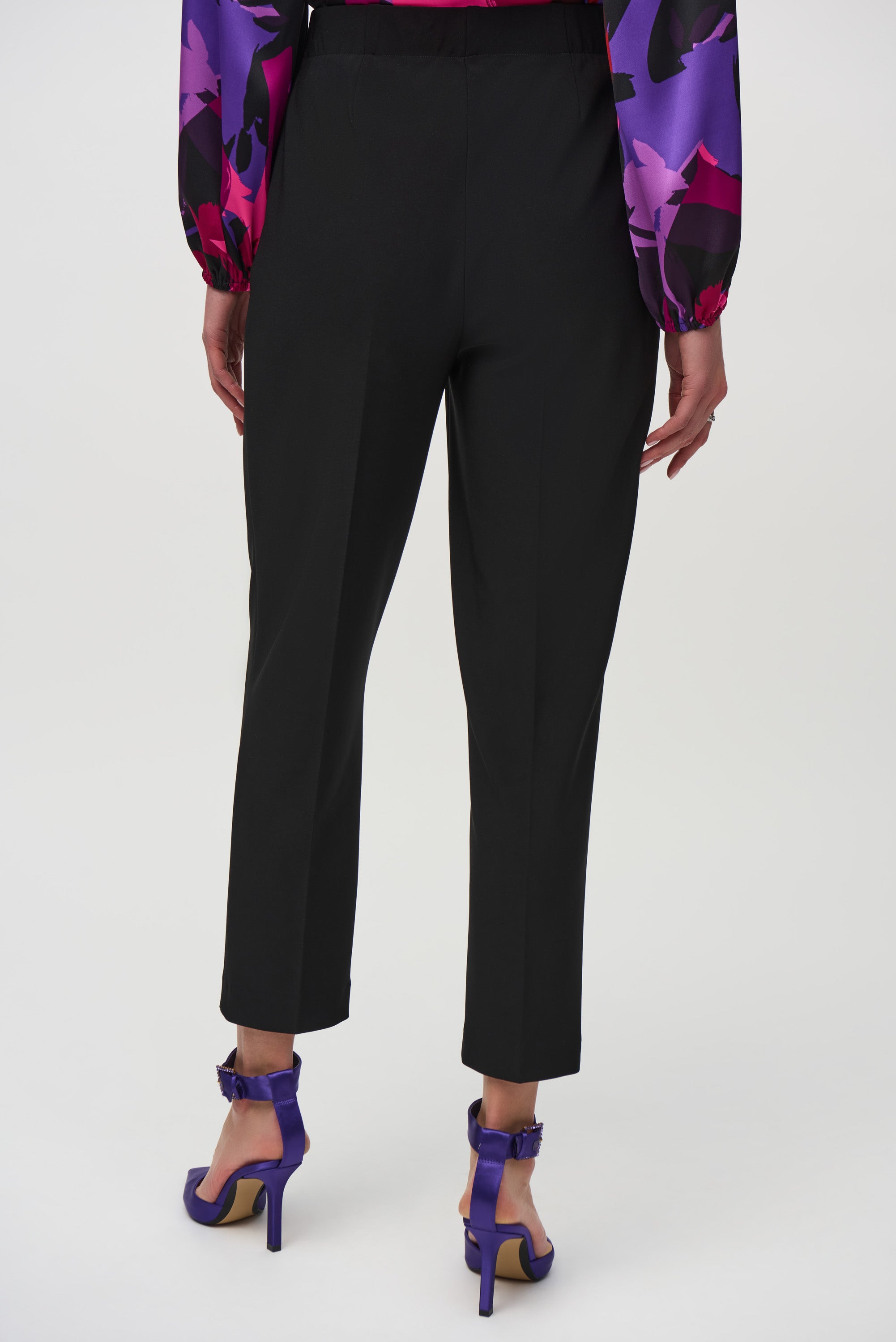 JOSEPH RIBKOFF BLACK TROUSERS 244029 224