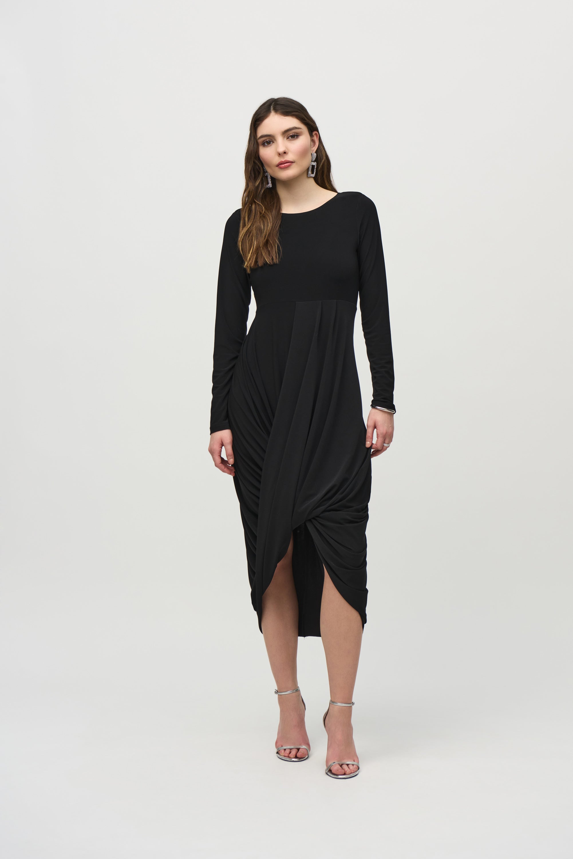 JOSEPH RIBKOFF BLACK DRESS 244250 224