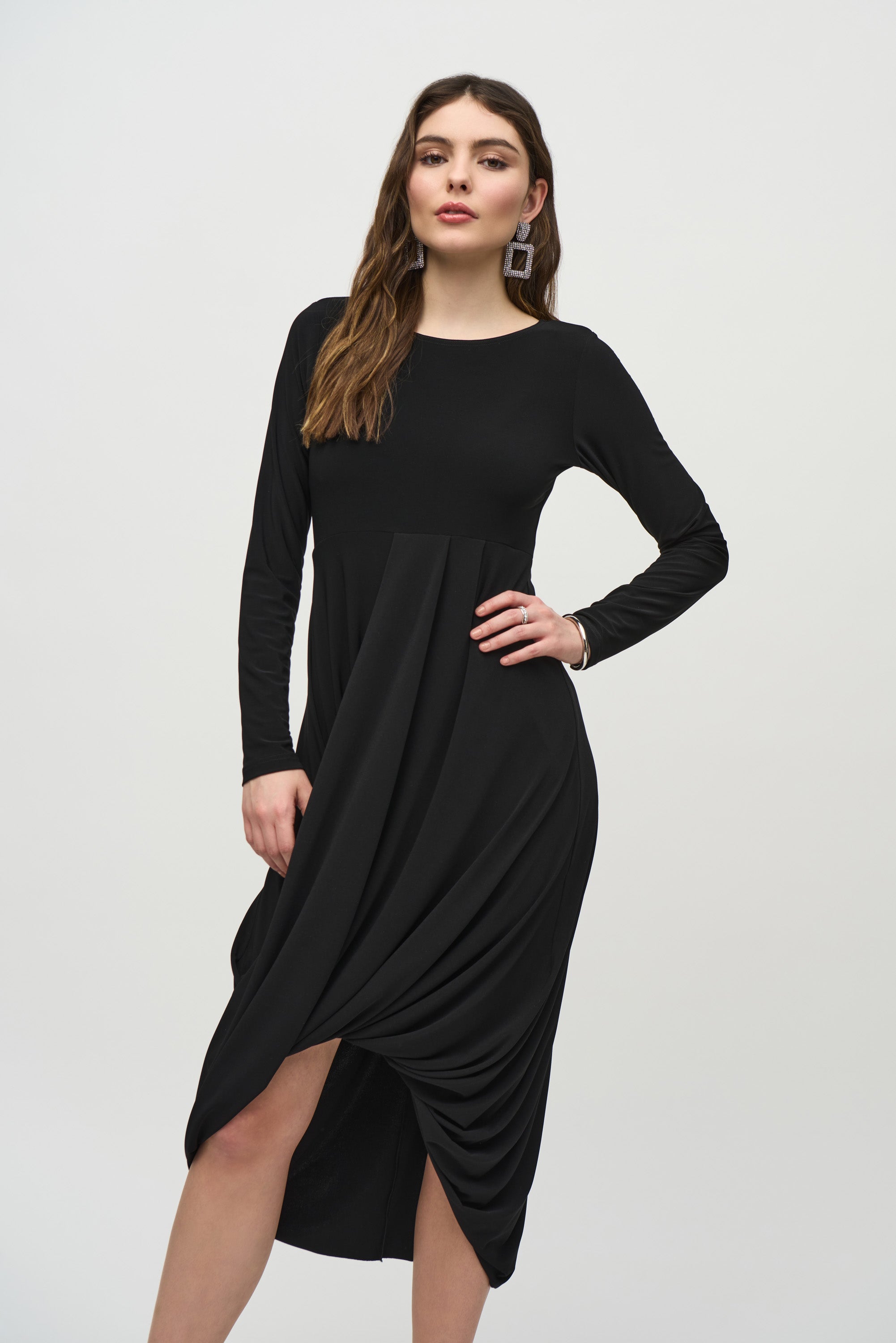 JOSEPH RIBKOFF BLACK DRESS 244250 224