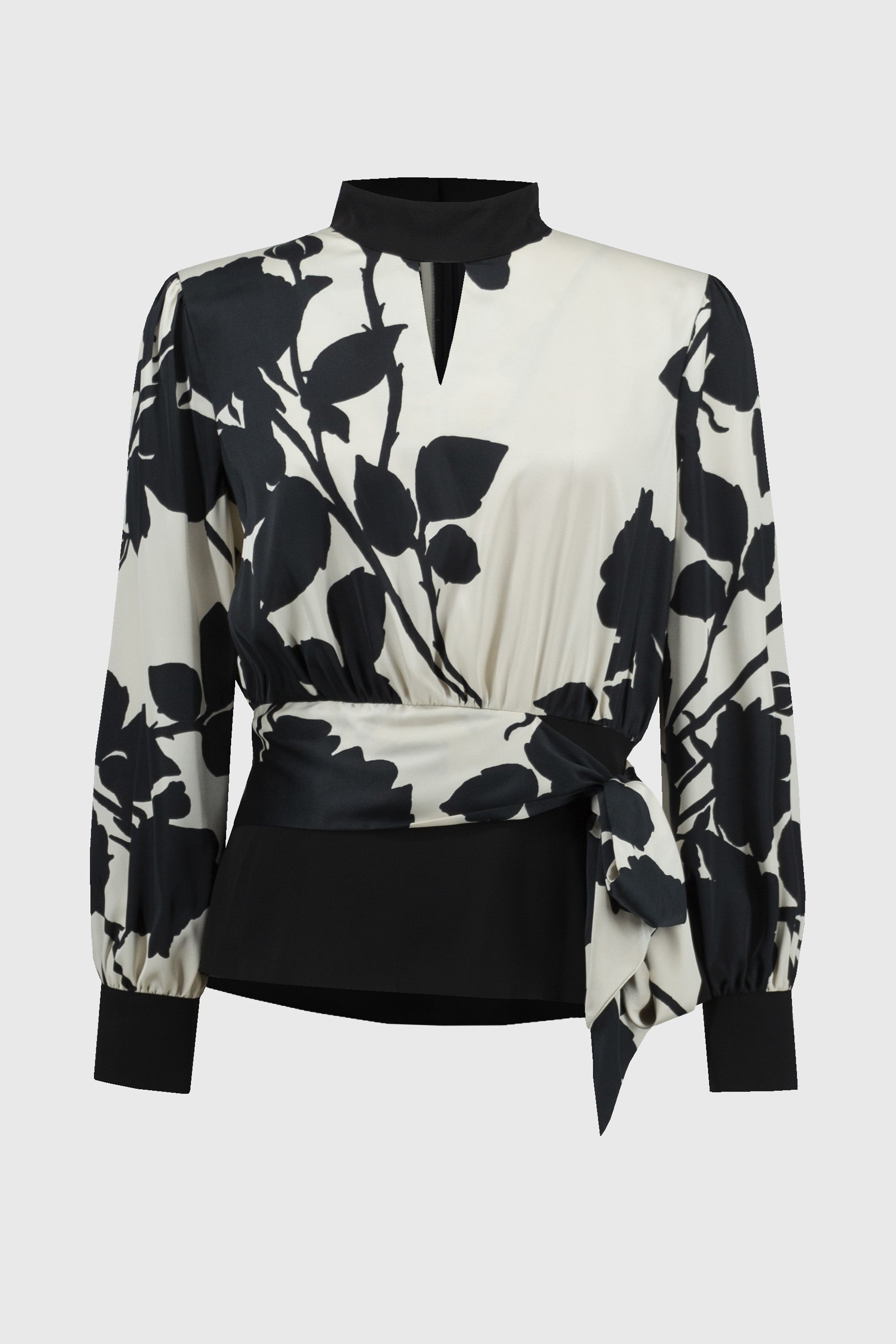 JOSEPH RIBKOFF FLORAL PRINT BLOUSE 244942 224