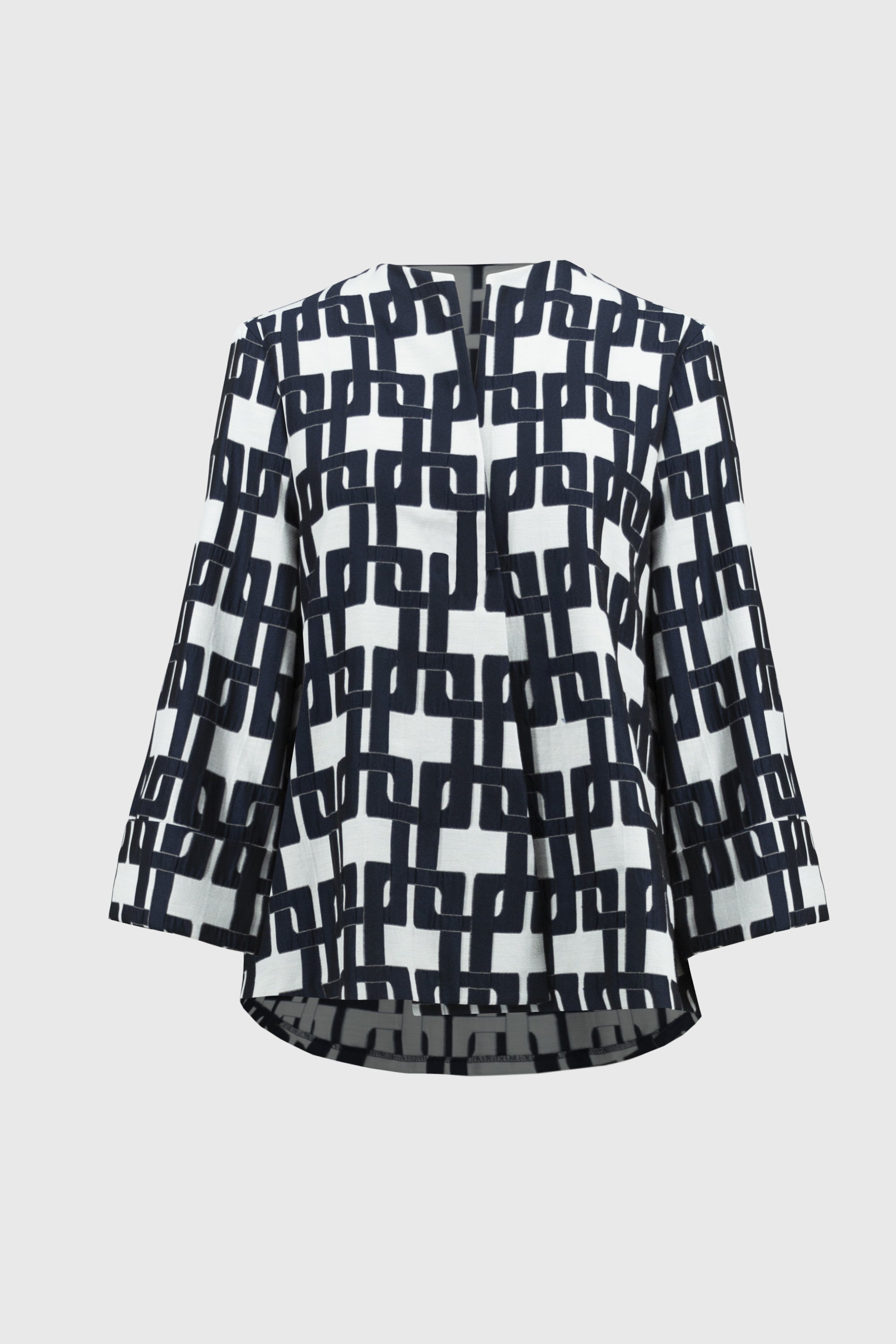 JOSEPH RIBKOFF GEOMETRIC PRINT JACKET 251000 125