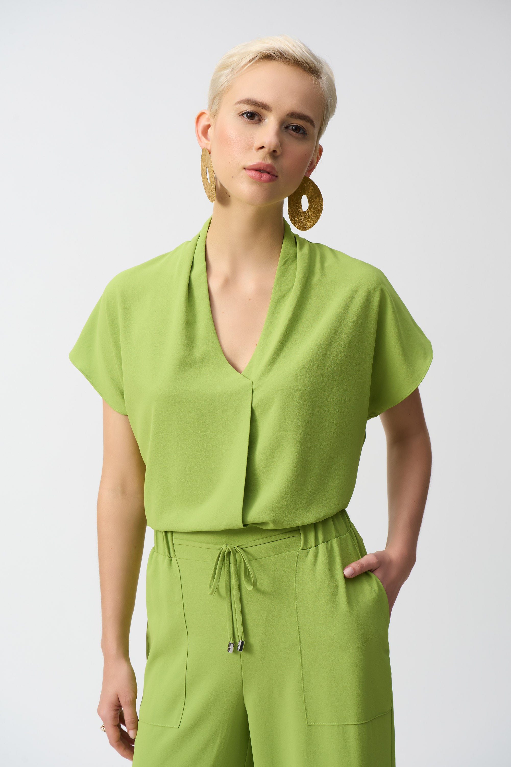 JOSEPH RIBKOFF GREEN LDS TOP 251087 125