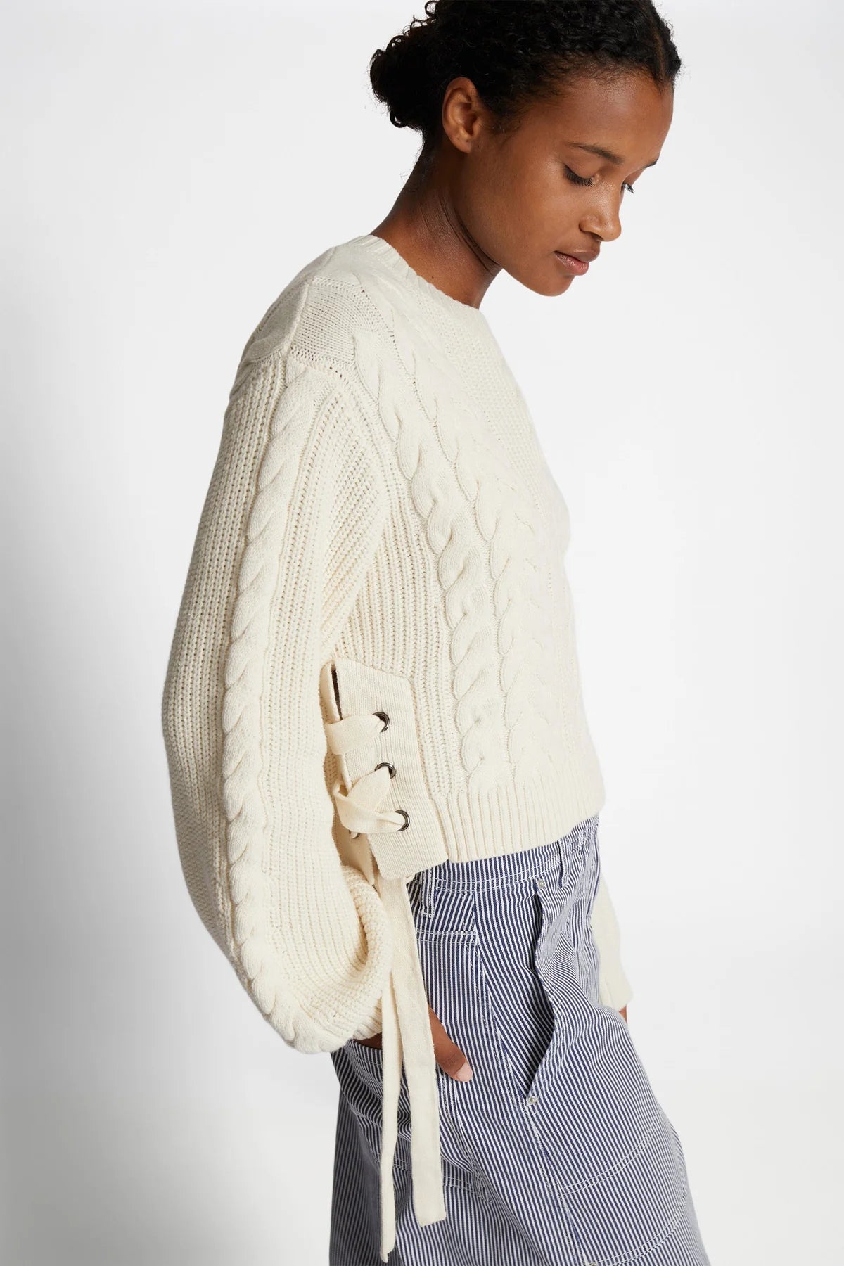 MUNTHE FABRICA CREAM CABLE KNIT 125