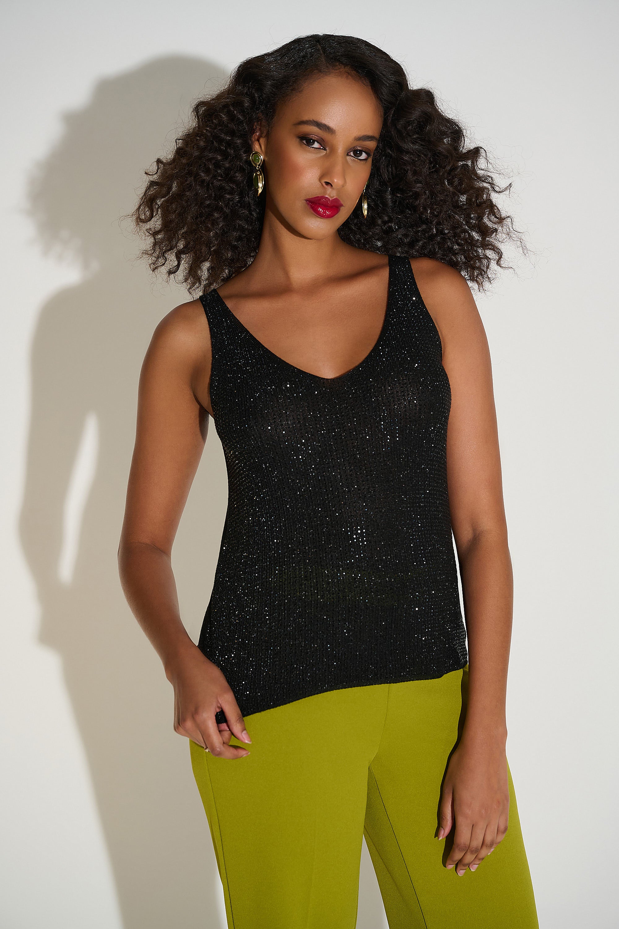 JOSEPH RIBKOFF BLACK CAMI 252915F25 225