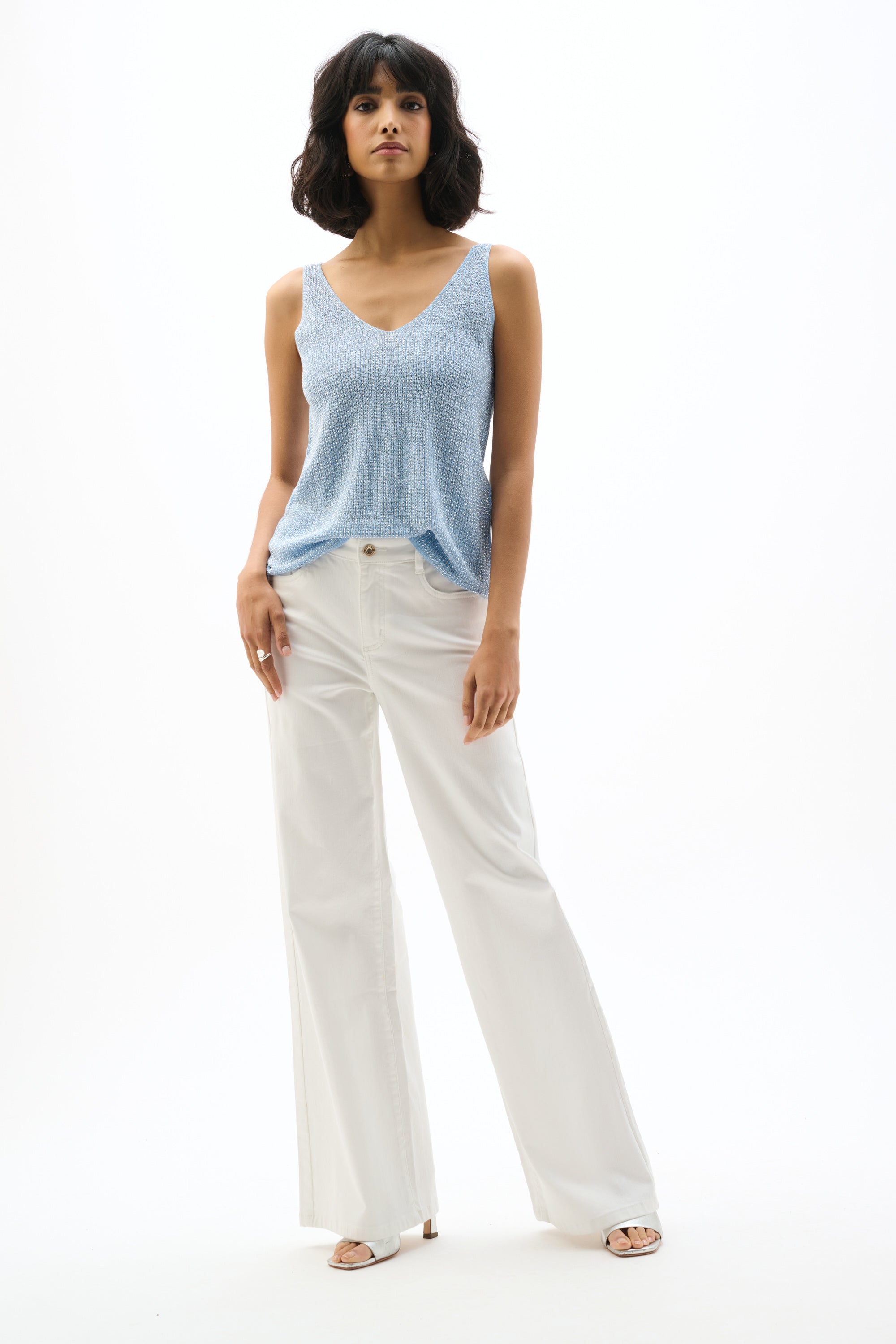 JOSEPH RIBKOFF BLUE CAMISOLE 252915S26-4373 126