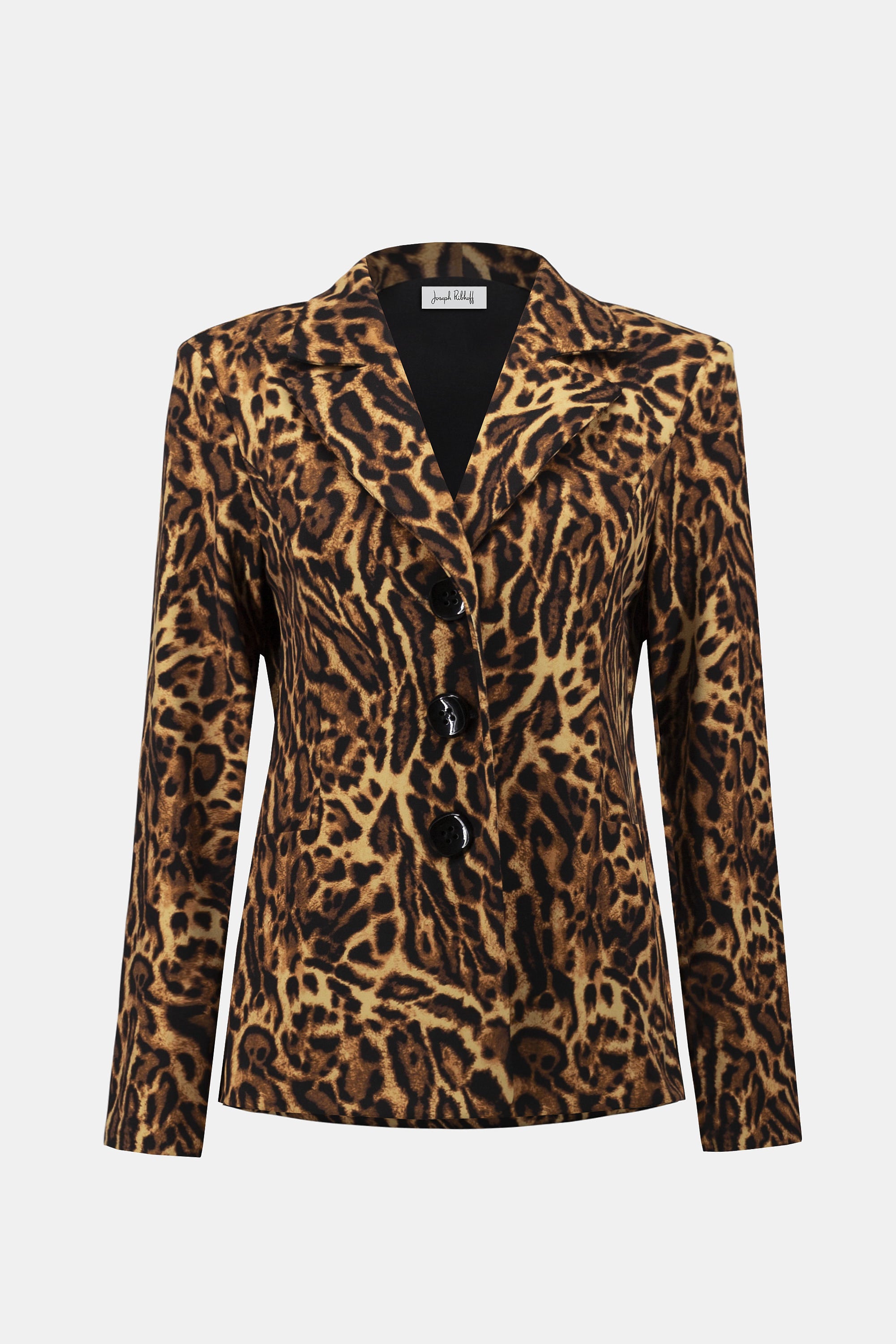 JOSEPH RIBKOFF LEOPARD PRINT BLAZER 253051 225