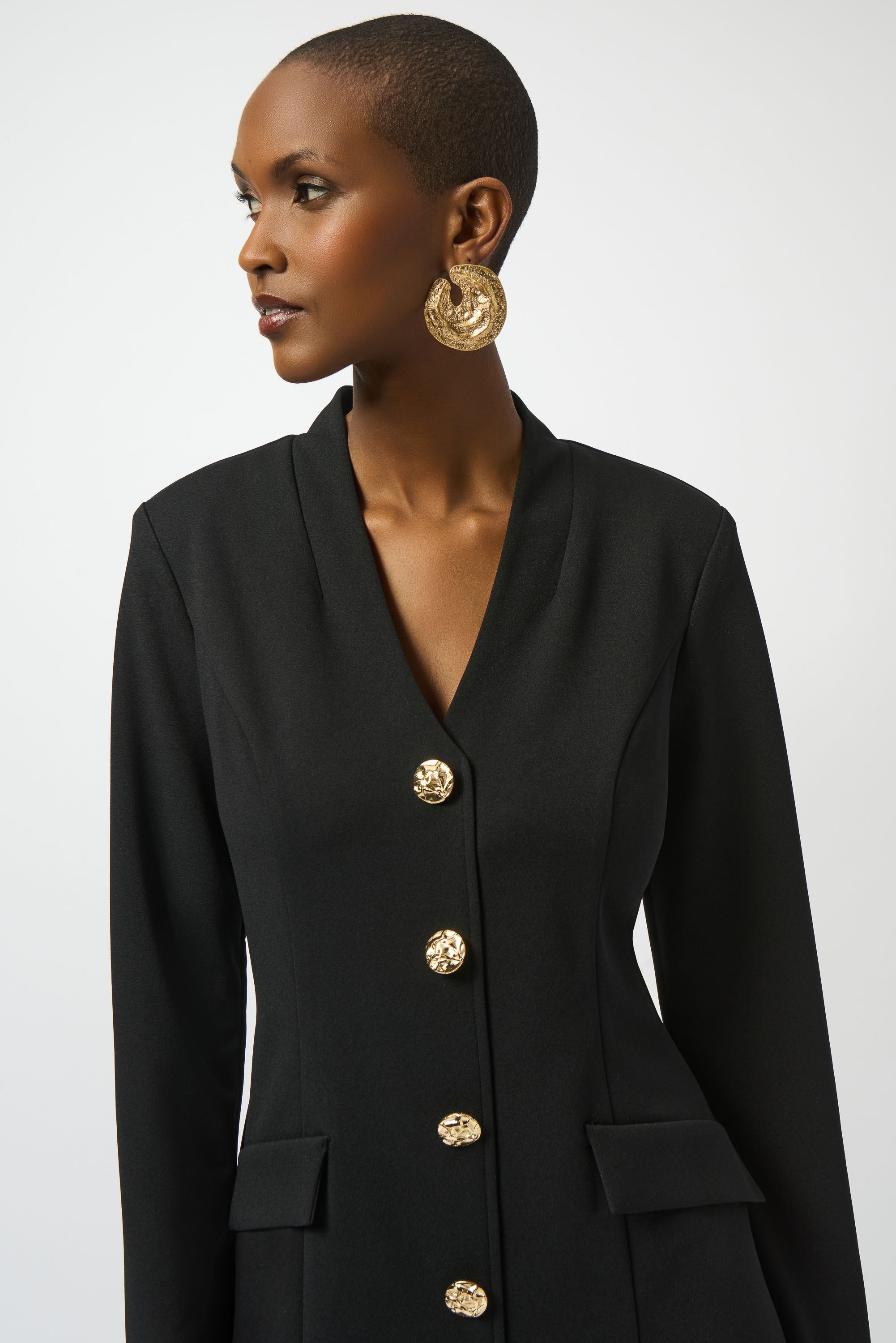 JOSEPH RIBKOFF BLACK DRESS 253072 225