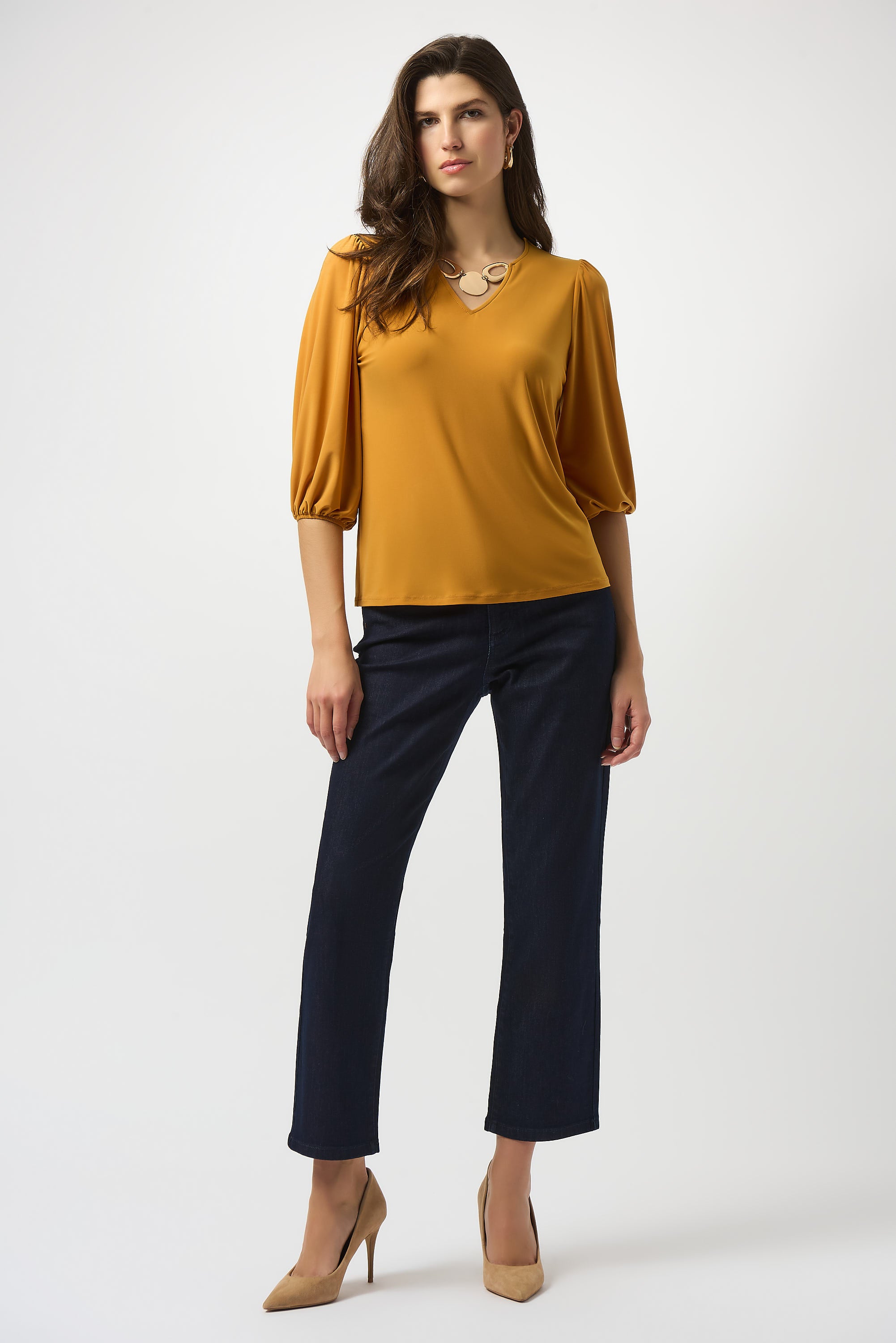 JOSEPH RIBKOFF MUSTARD TOP 253117 225