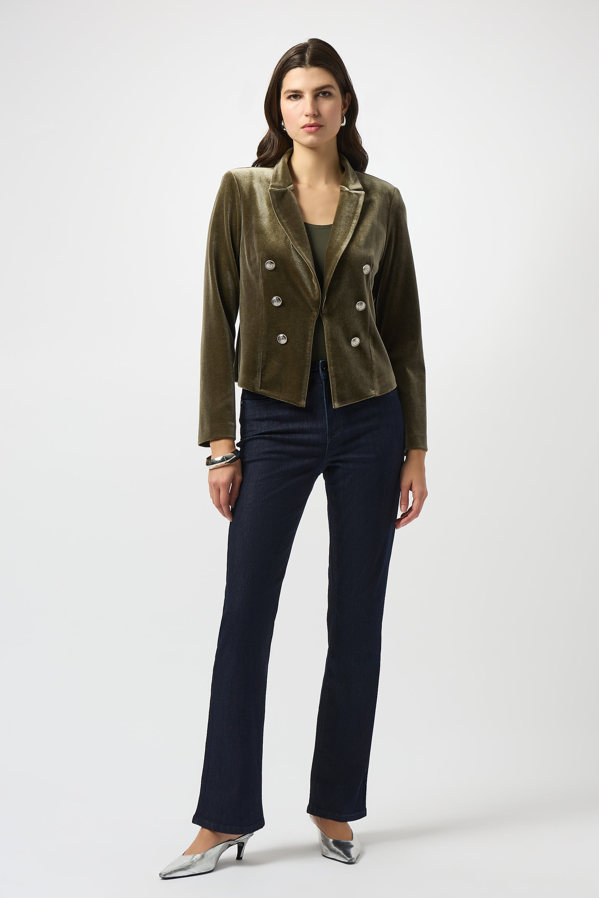 JOSEPH RIBKOFF KHAKI BLAZER 253193 225