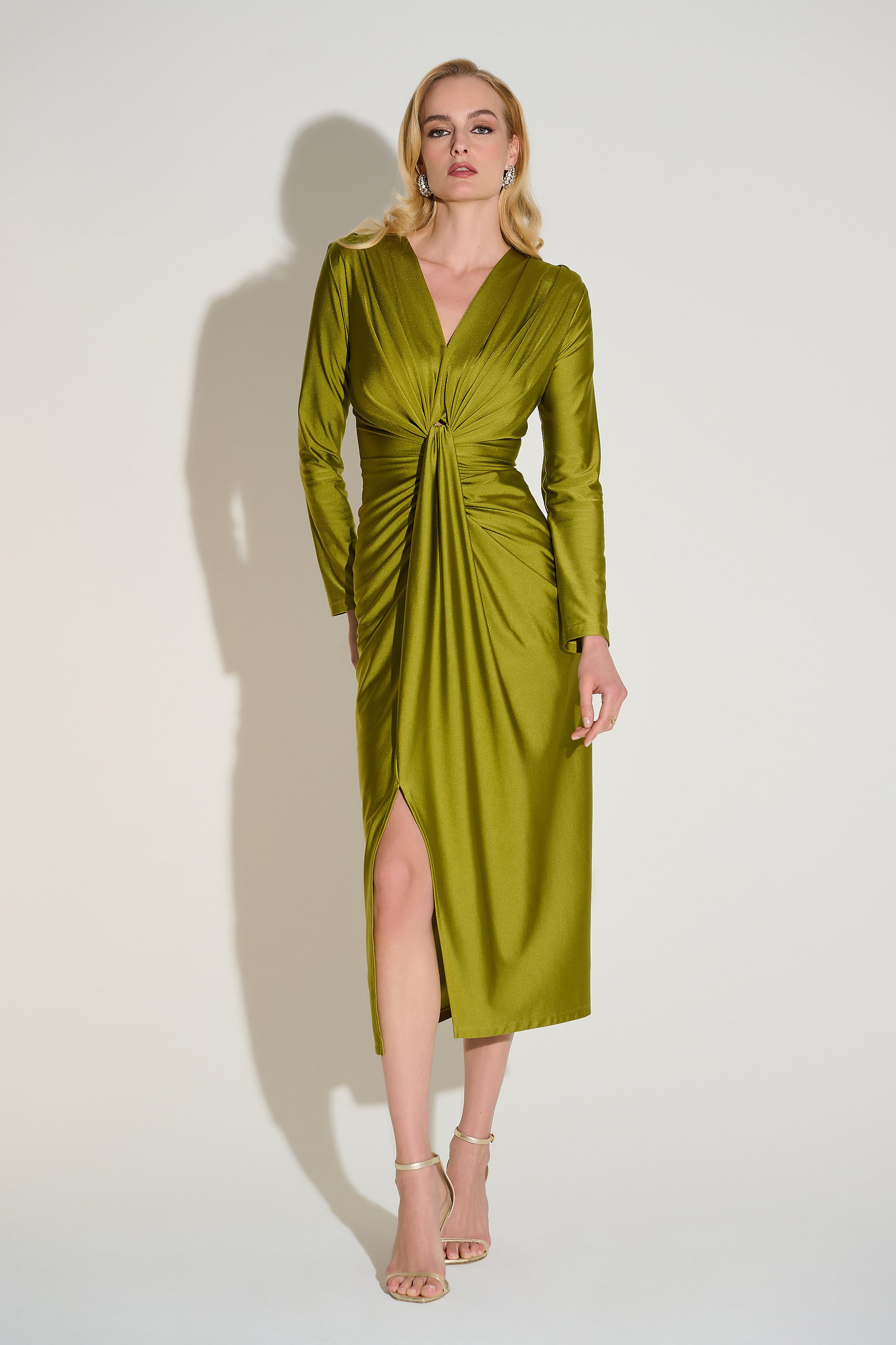 JOSEPH RIBKOFF GREEN DRESS 253714 225