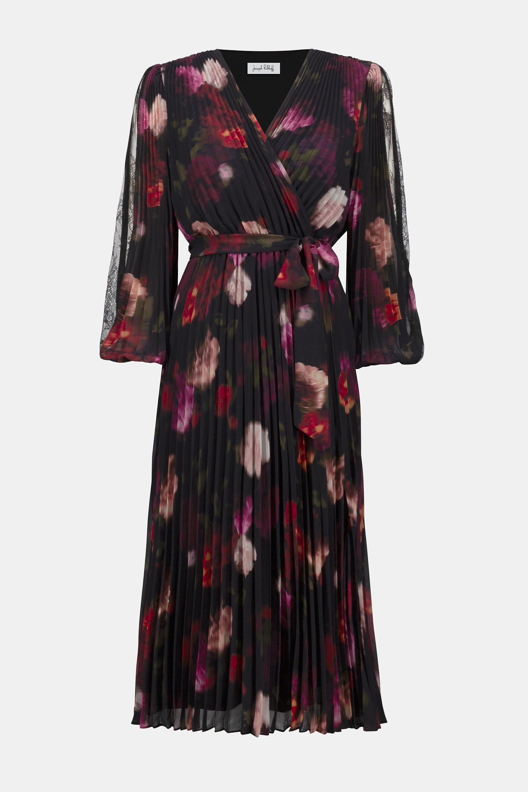JOSEPH RIBKOFF BLACK PRINT DRESS 253774 225