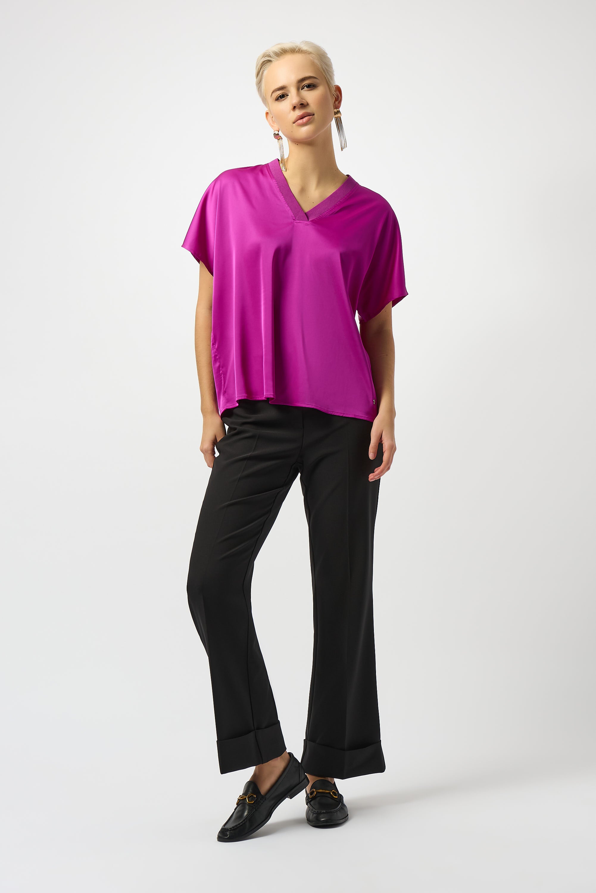 JOSEPH RIBKOFF PINK TOP 253921 225