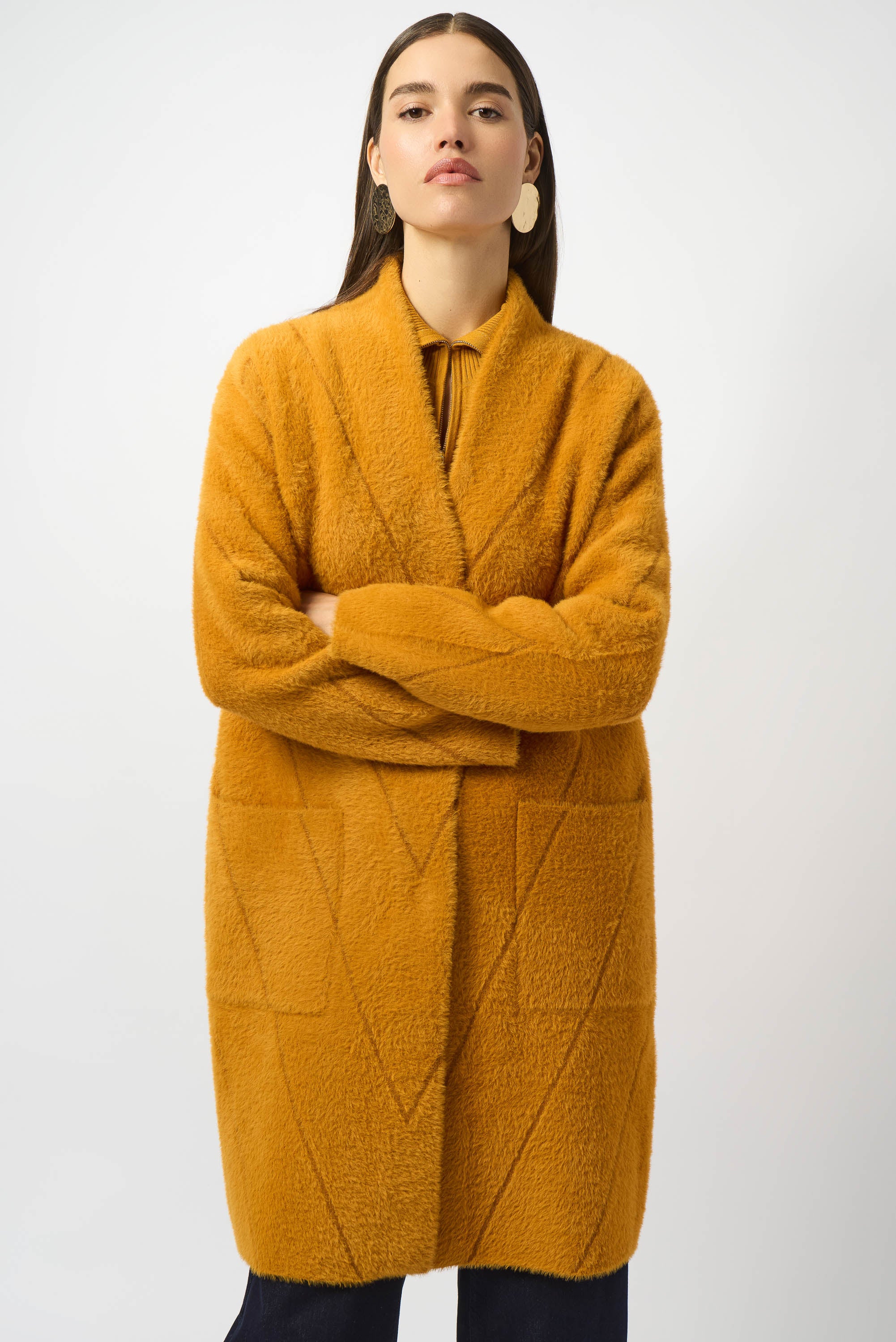 JOSEPH RIBKOFF MUSTARD COAT 253955 225