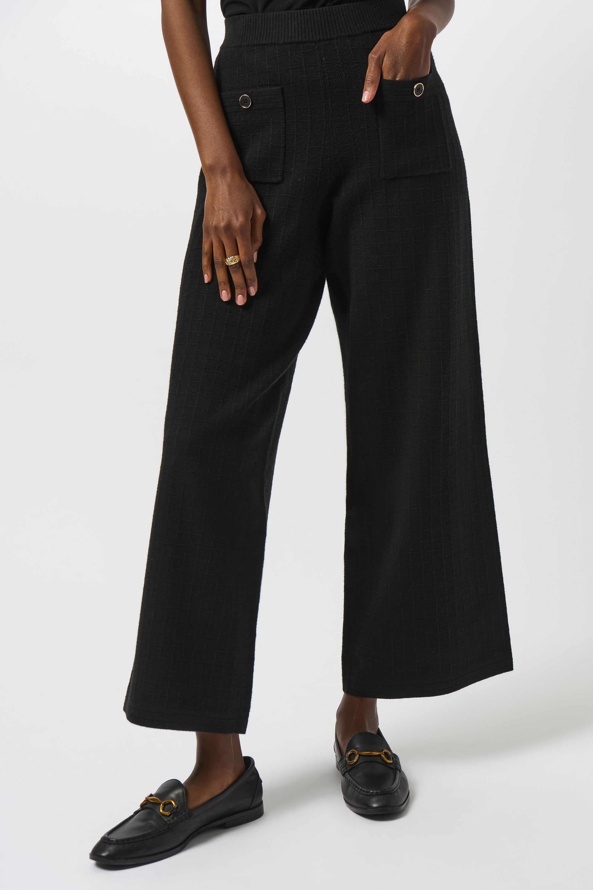 JOSEPH RIBKOFF BLACK PANT 253984-11 225