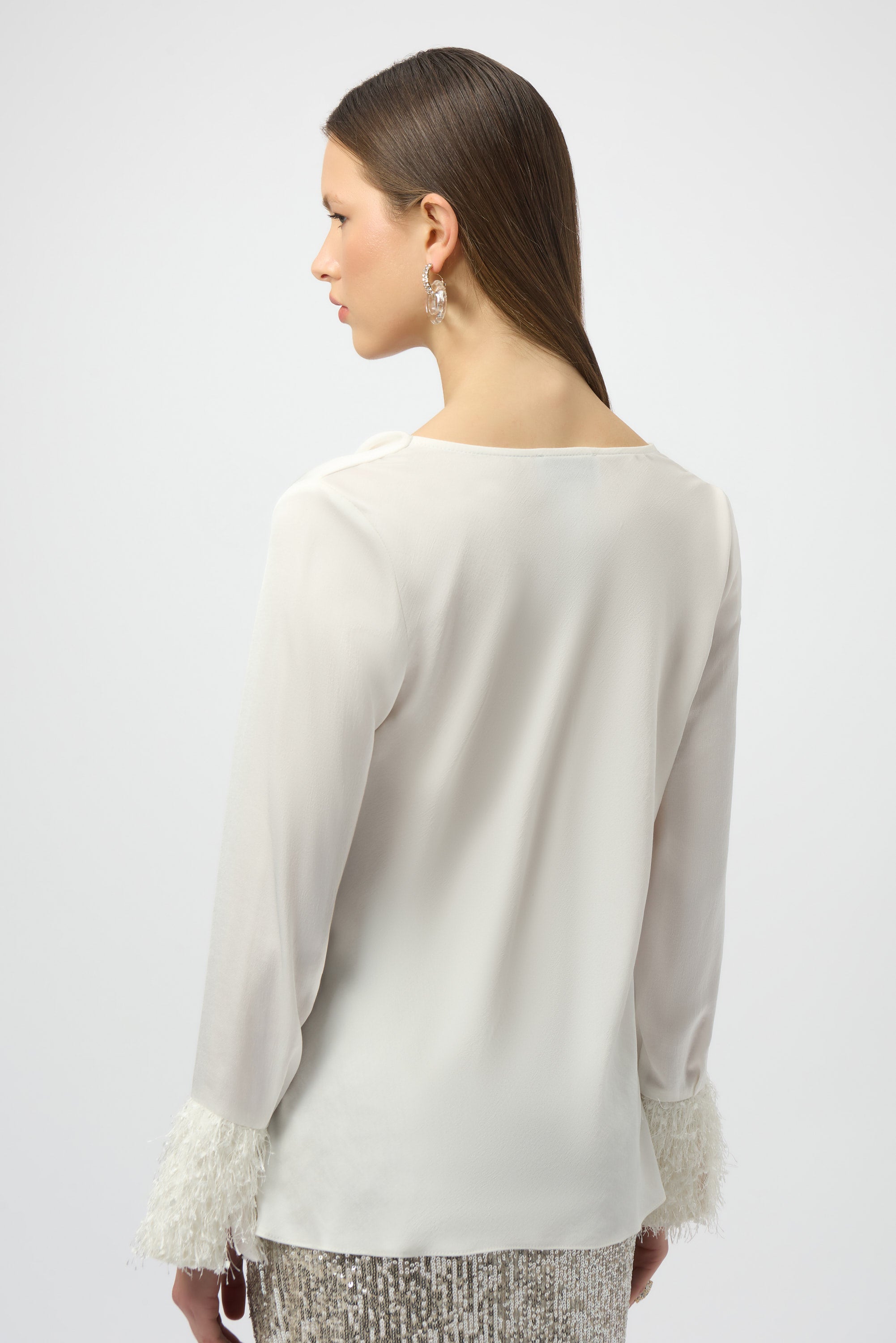 JOSEPH RIBKOFF  WHITE LDS TOP 254020-3984- 225