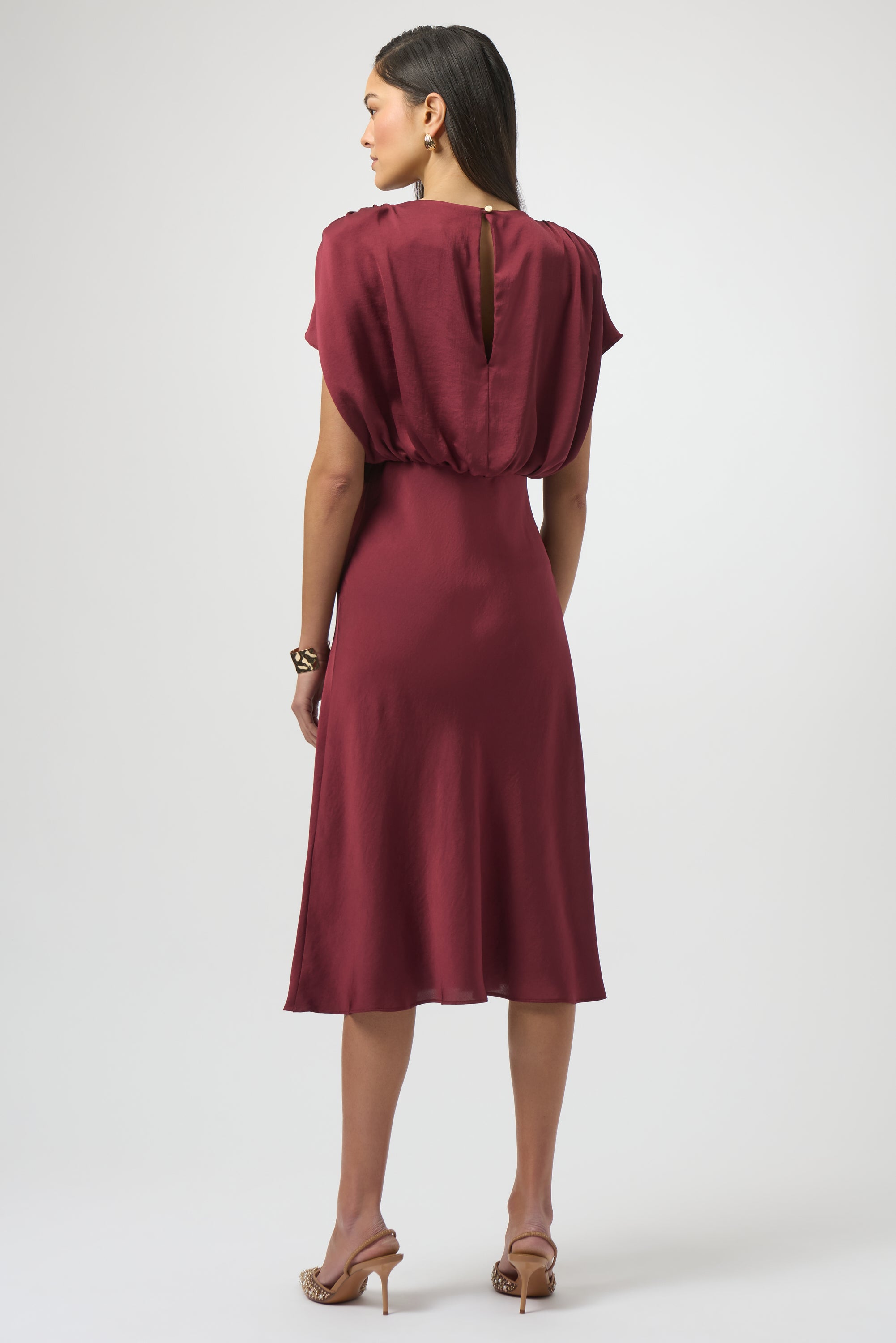 JOSEPH RIBKOFF  WINE LDS DRESS 254049-4433- 225