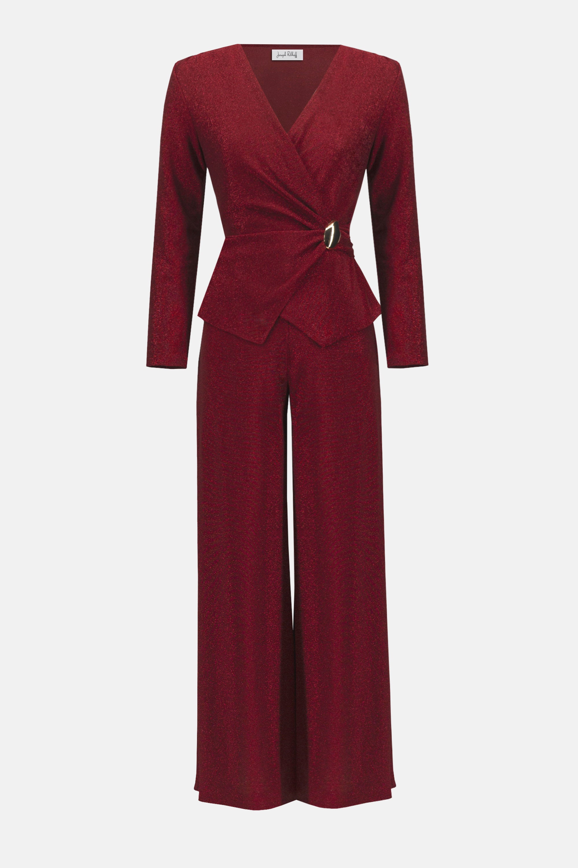 JOSEPH RIBKOFF  WINE LDS JUMPSUIT 254123-4435- 225