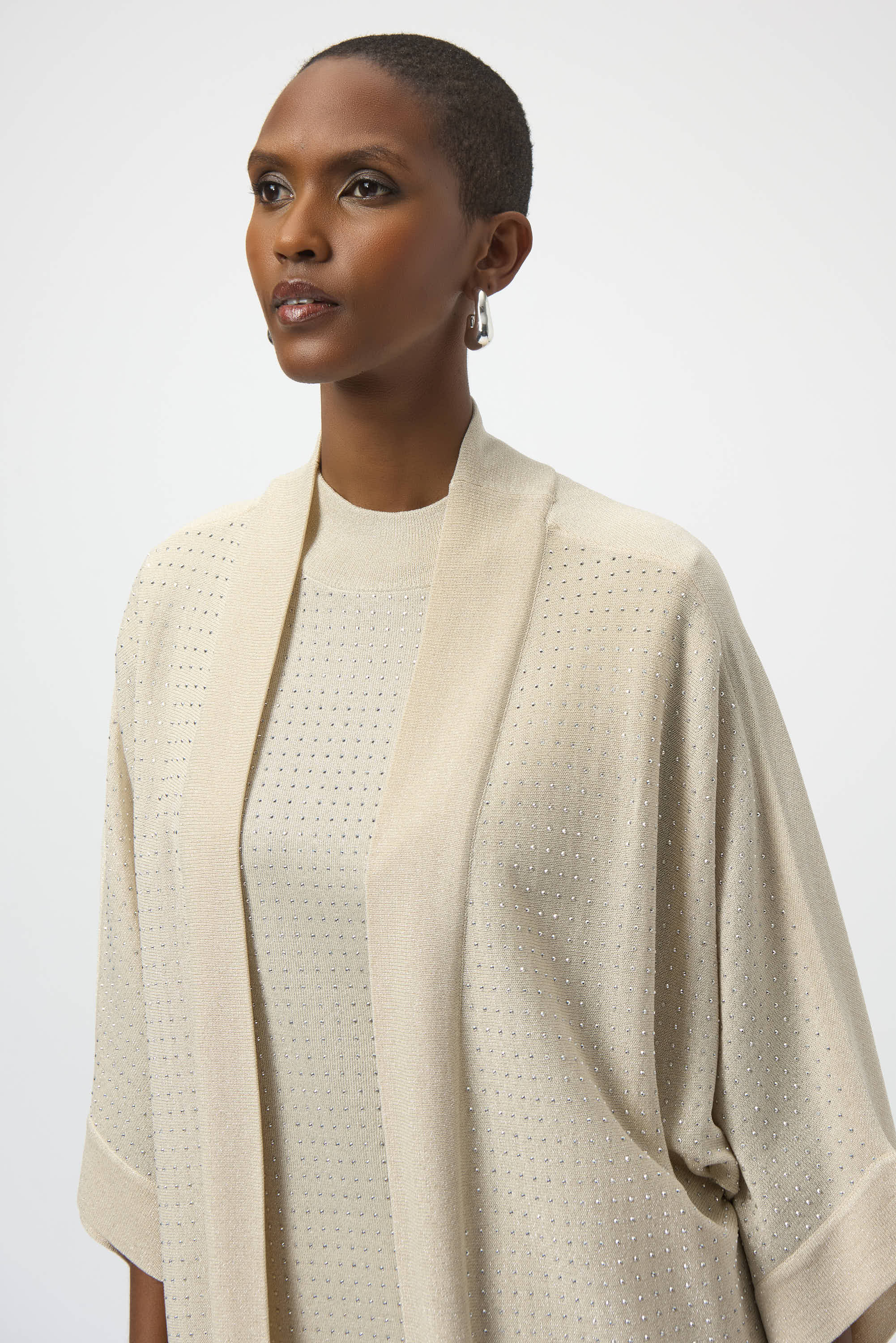 JOSEPH RIBKOFF CREAM KNIT CARDI 254937-4467 225