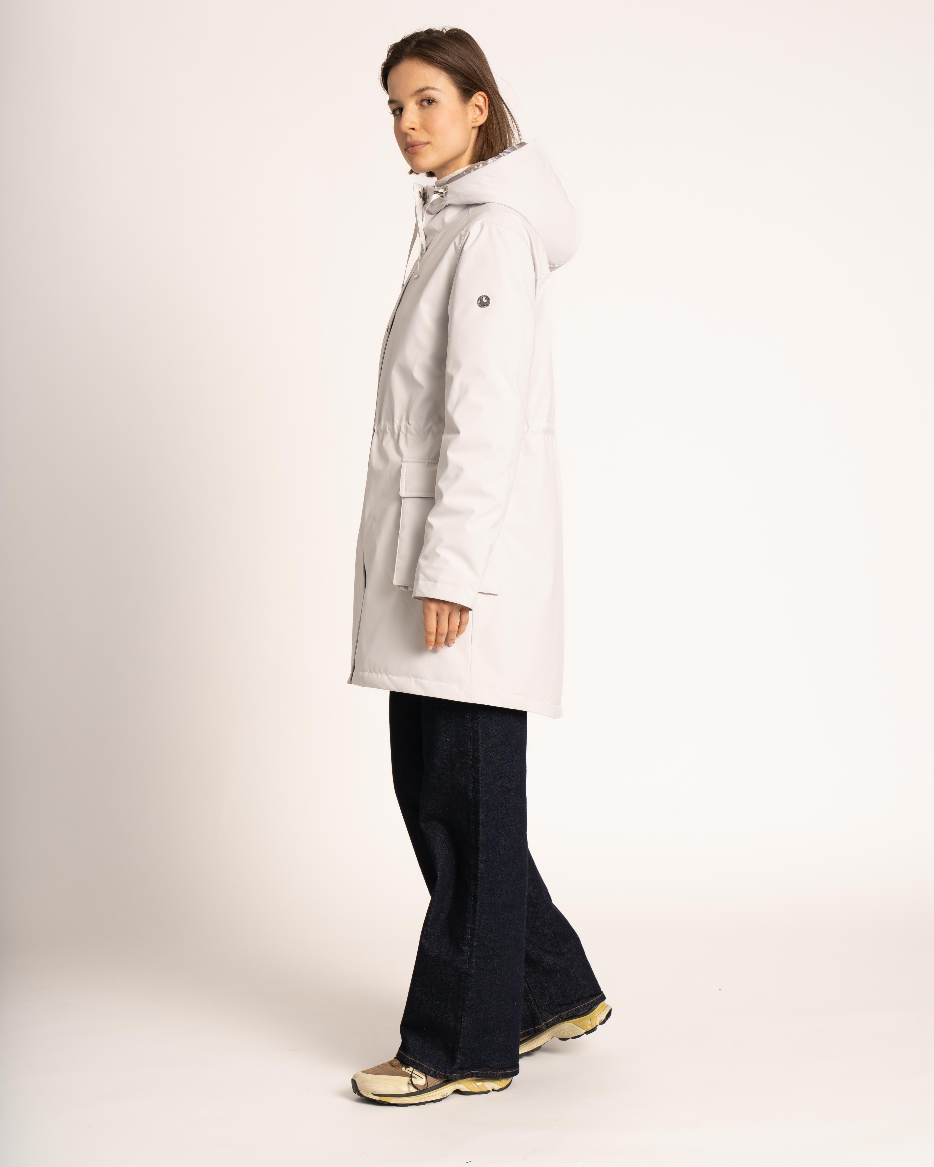 GREEN GOOSE  ECRU QUILTED COAT 25742889 225