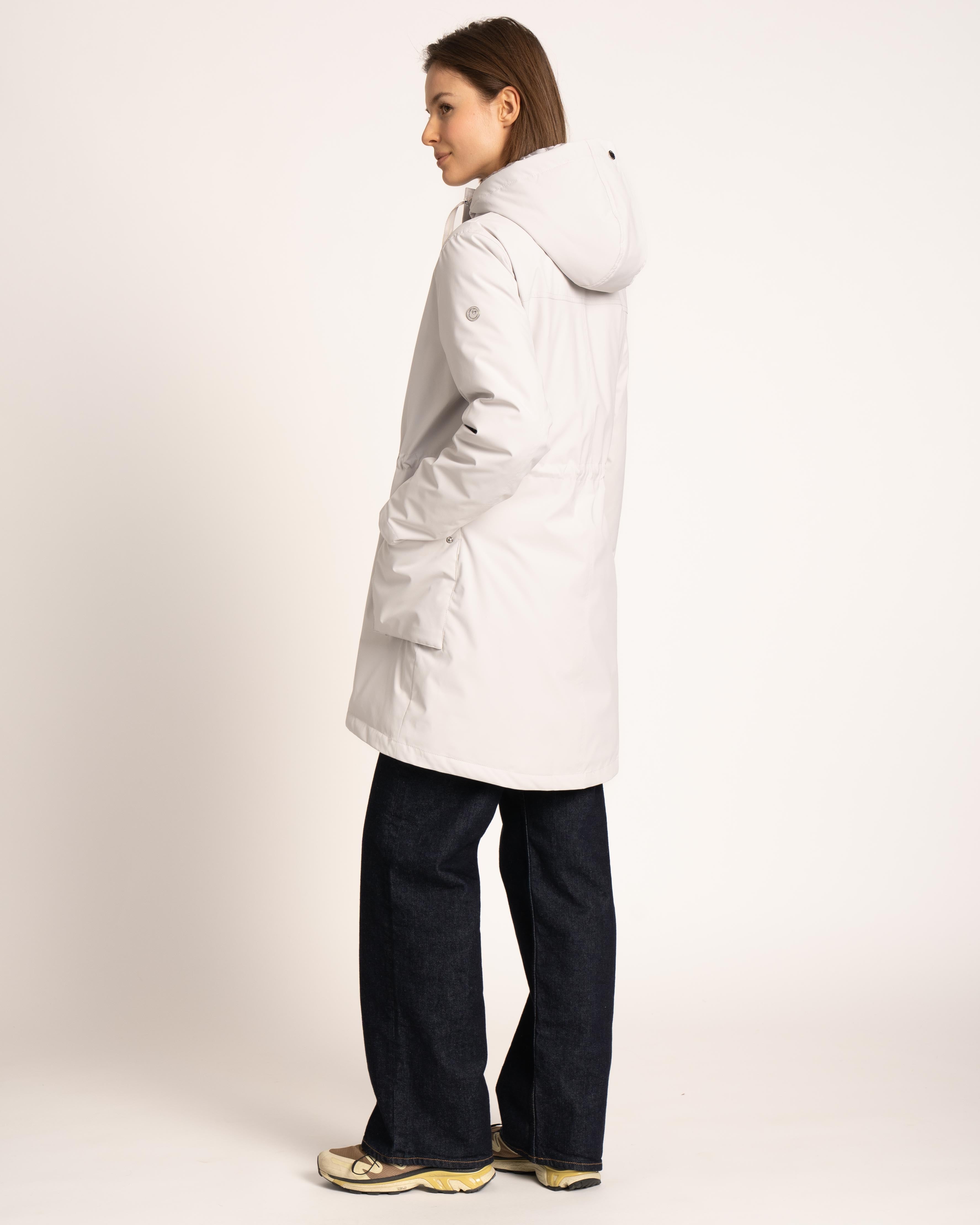 GREEN GOOSE  ECRU QUILTED COAT 25742889 225