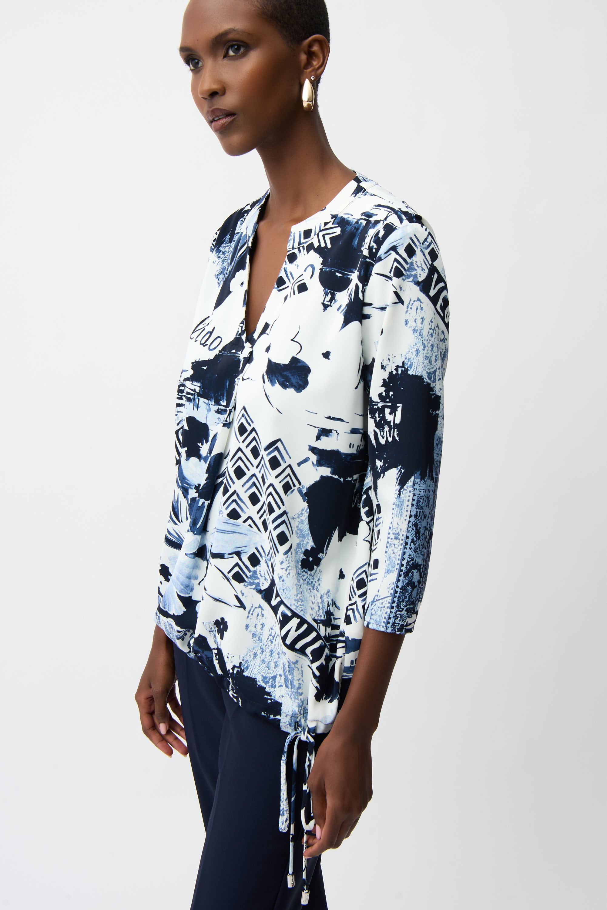 JOSEPH RIBKOFF STRIPE TUNIC 261030-3801 126