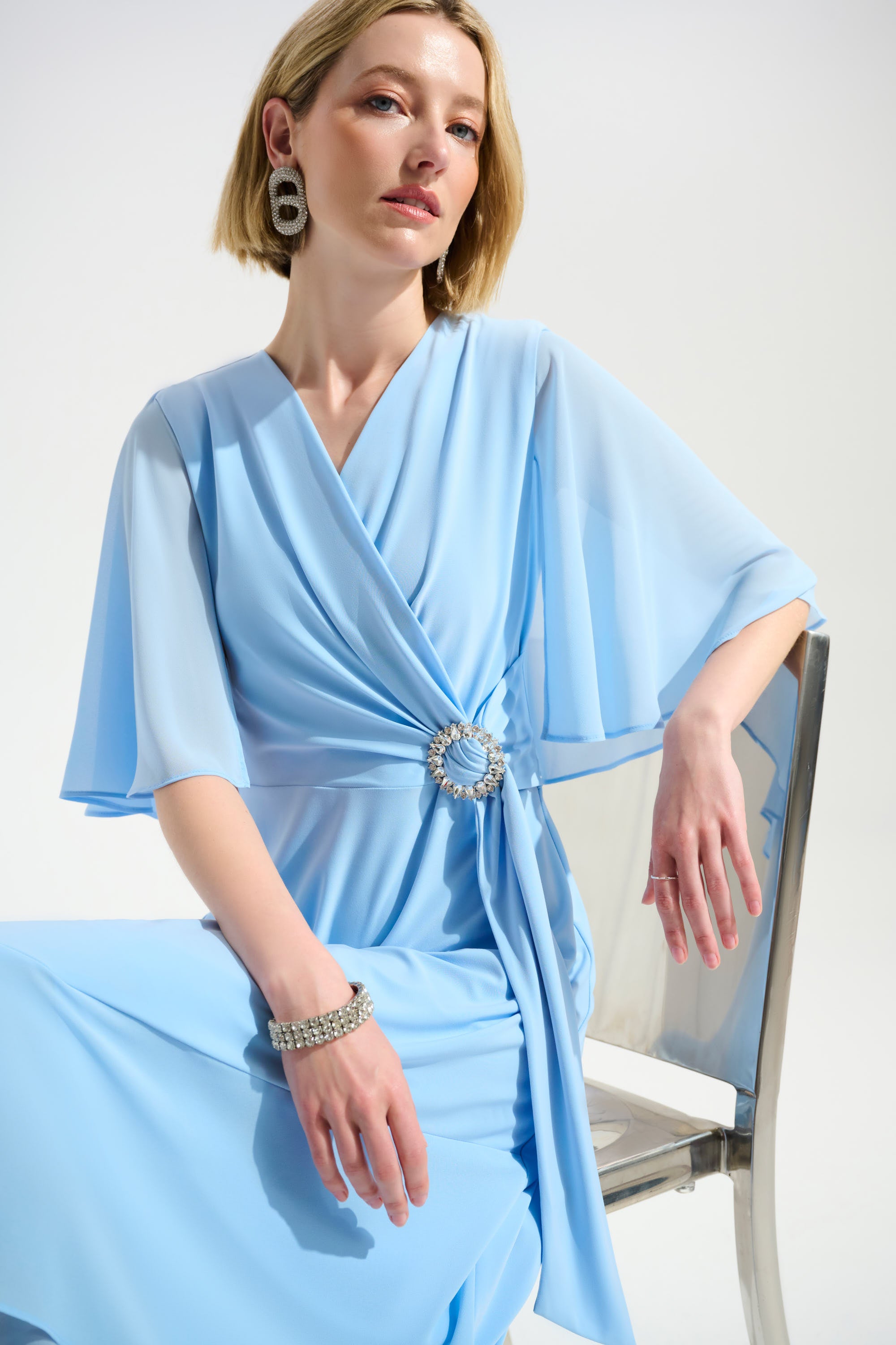 JOSEPH RIBKOFF BLUE DRESS 261714-4373 126