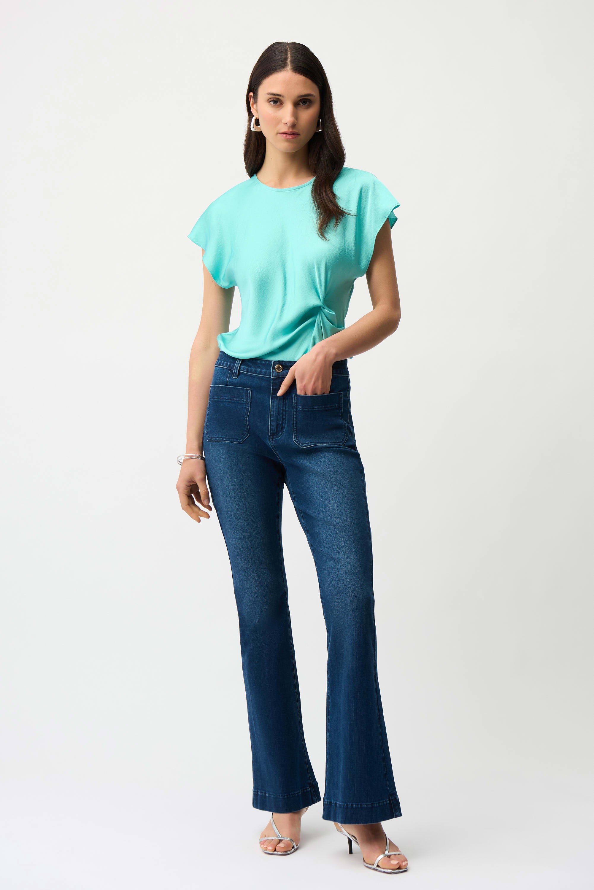 JOSEPH RIBKOFF BLUE PANT 261956-3699 126