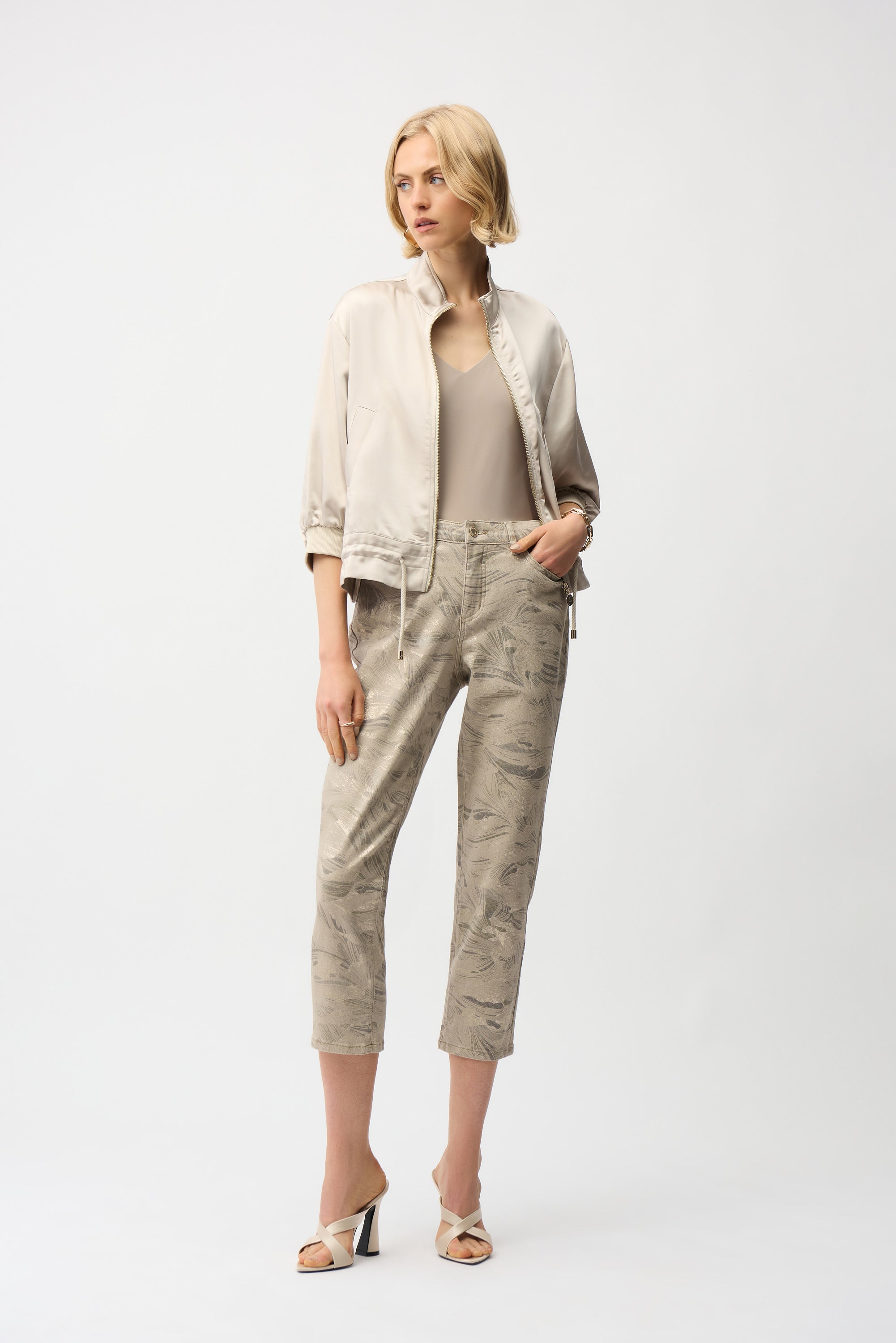 JOSEPH RIBKOFF ABSTRACT PRINT JEANS BEIGE 261959 -4221 126