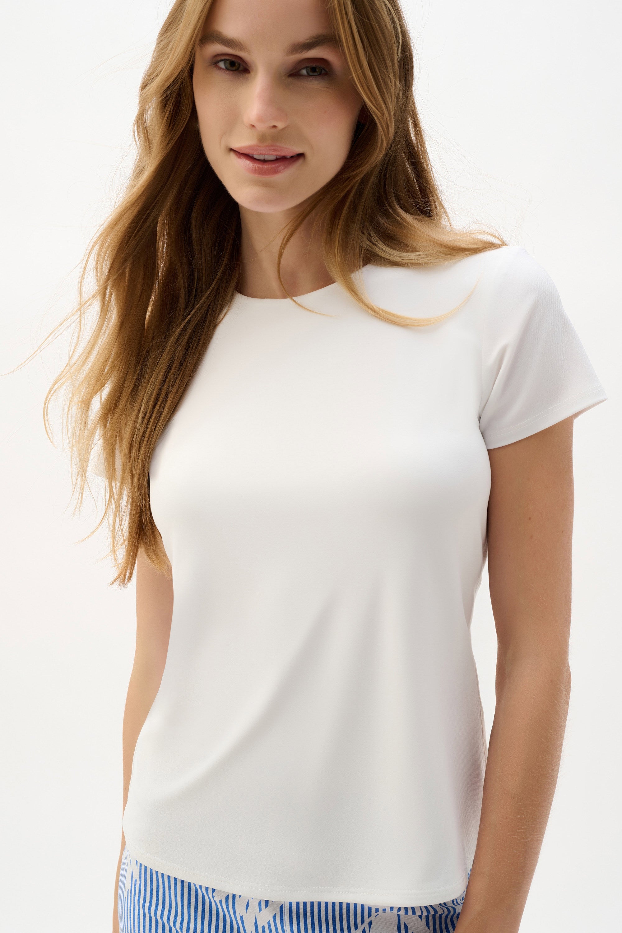 JOSEPH RIBKOFF SILKY FINE KNIT TOP 262238-1716 126