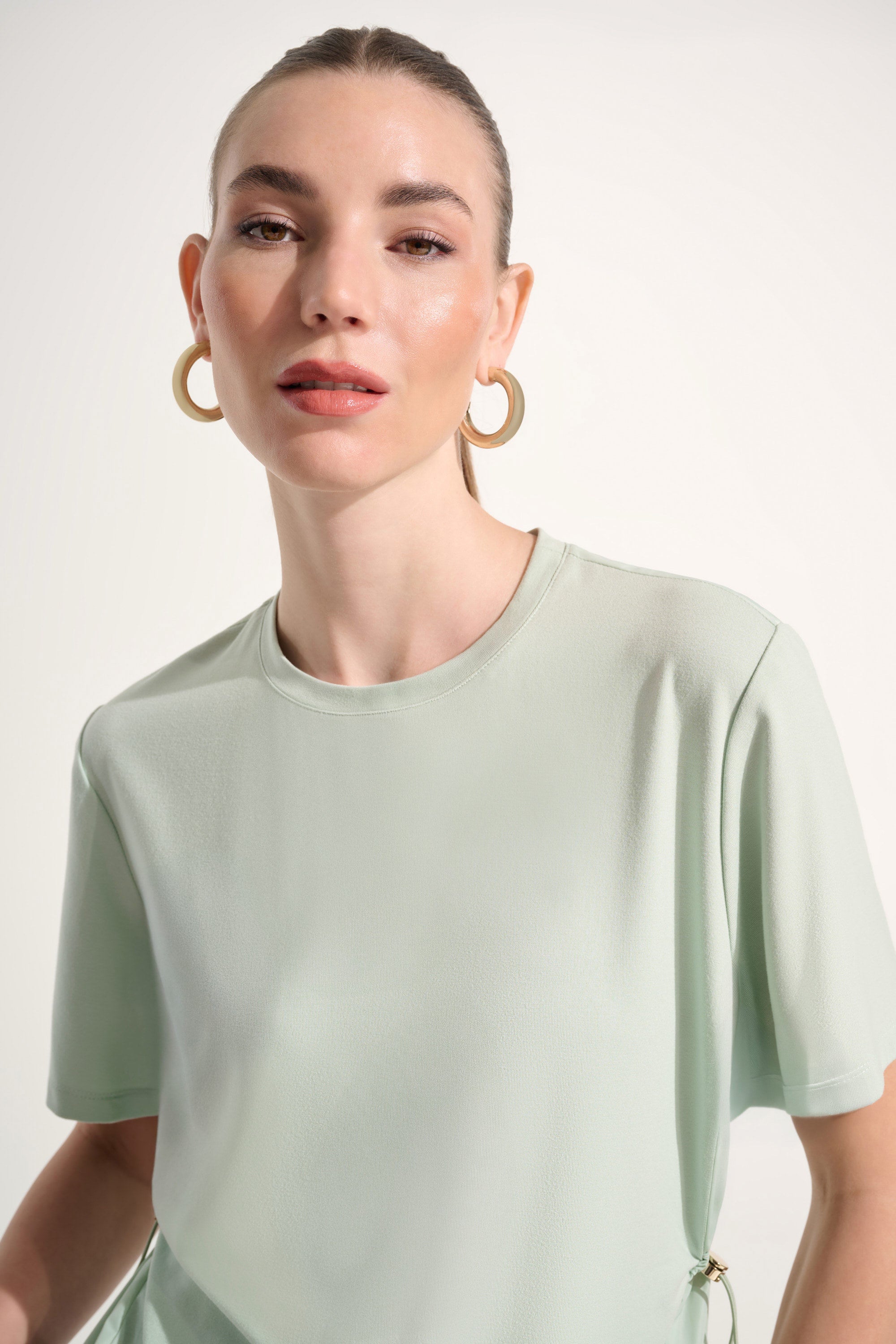 JOSEPH RIBKOFF MINT DRAWSTRING TOP 262616-4526 126