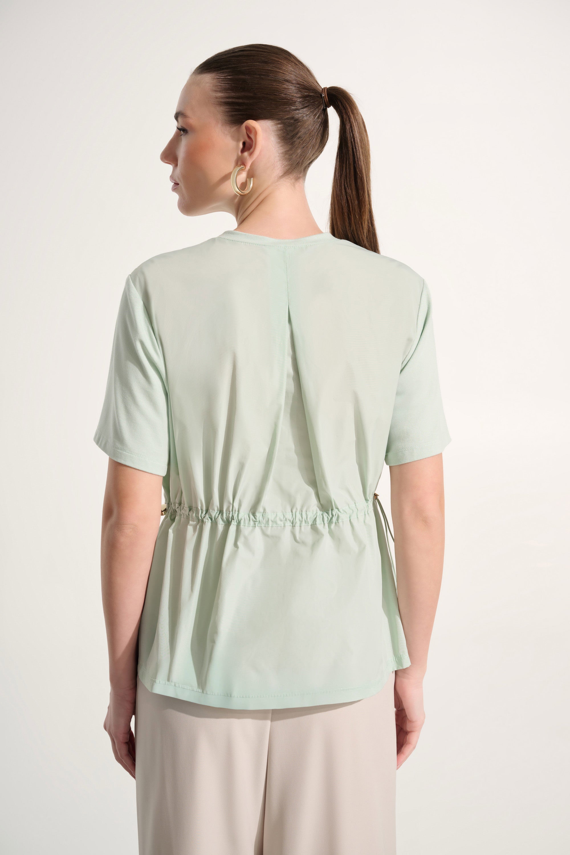 JOSEPH RIBKOFF MINT DRAWSTRING TOP 262616-4526 126