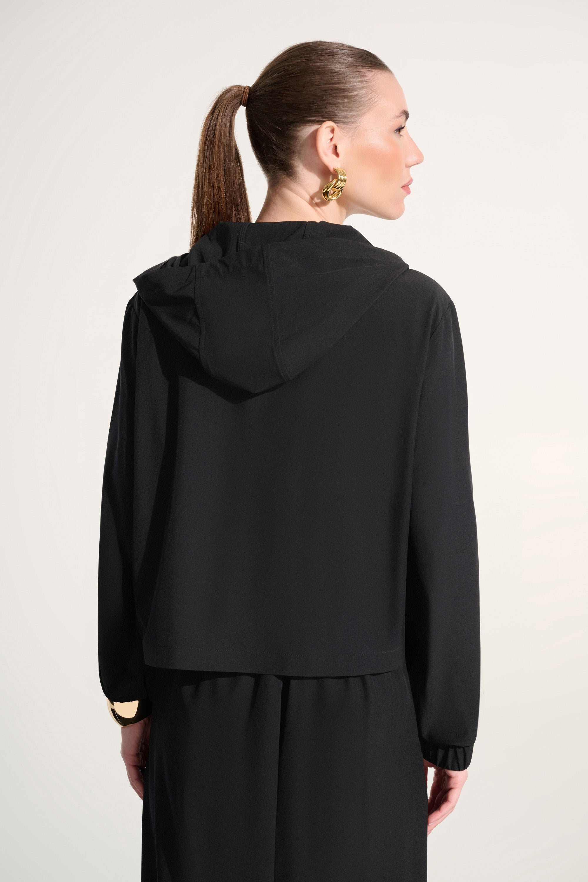 JOSEPH RIBKOFF BLACK BOXY JACKET 262621-11 126