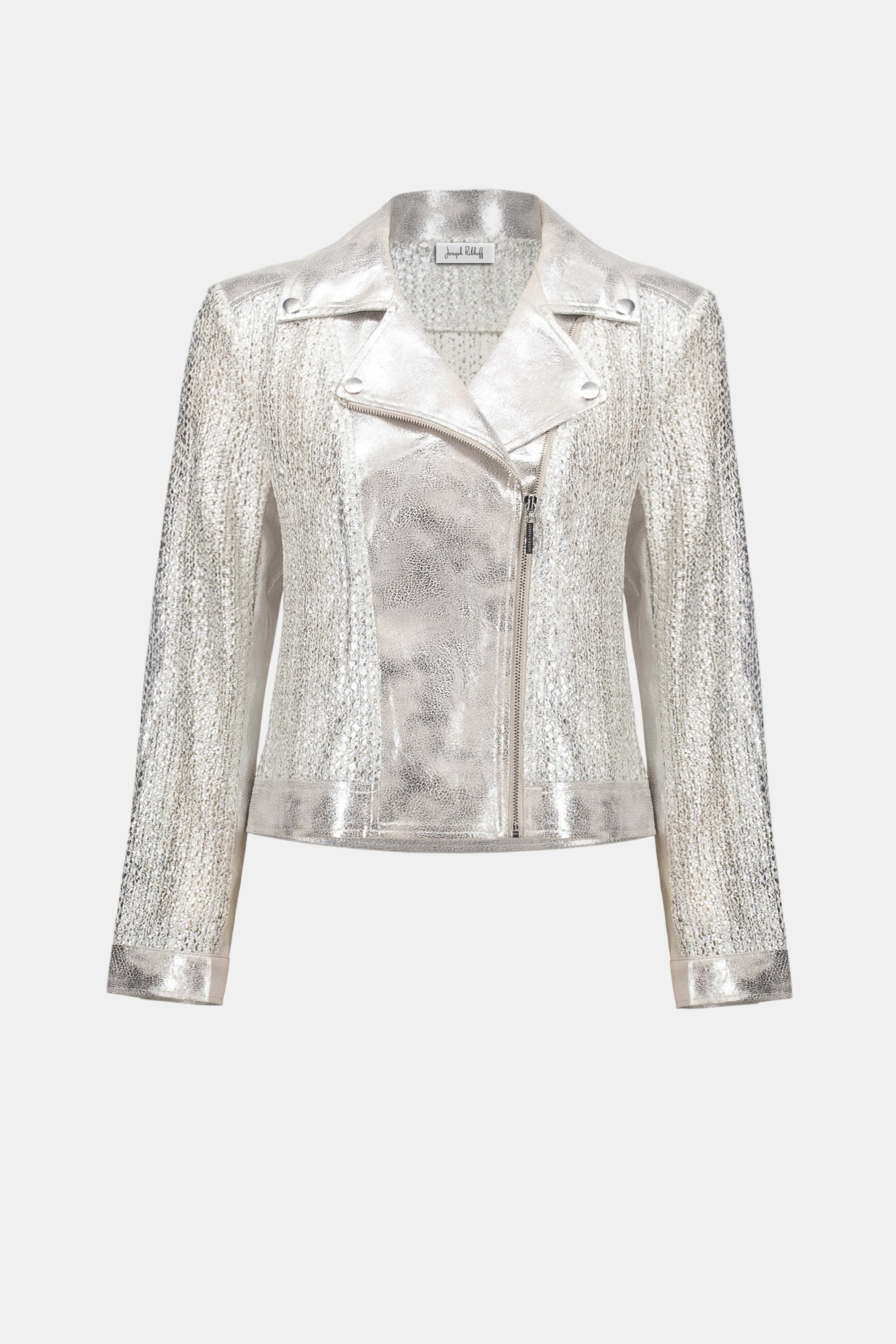 JOSEPH RIBKOFF SILVER FOIL JACKET 262902-3860 126