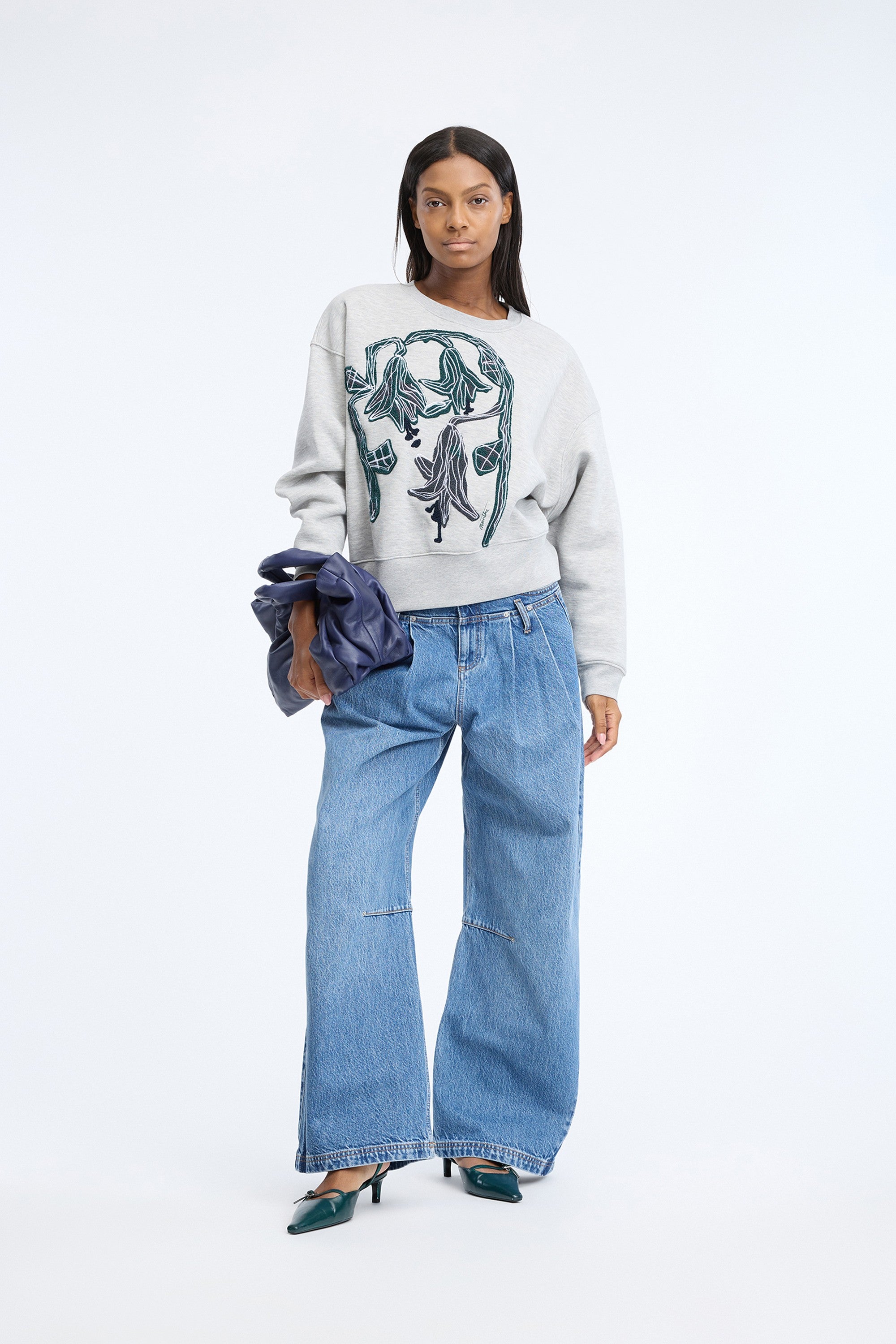MUNTHE GREEN SWEATSHIRT NAKOA 226