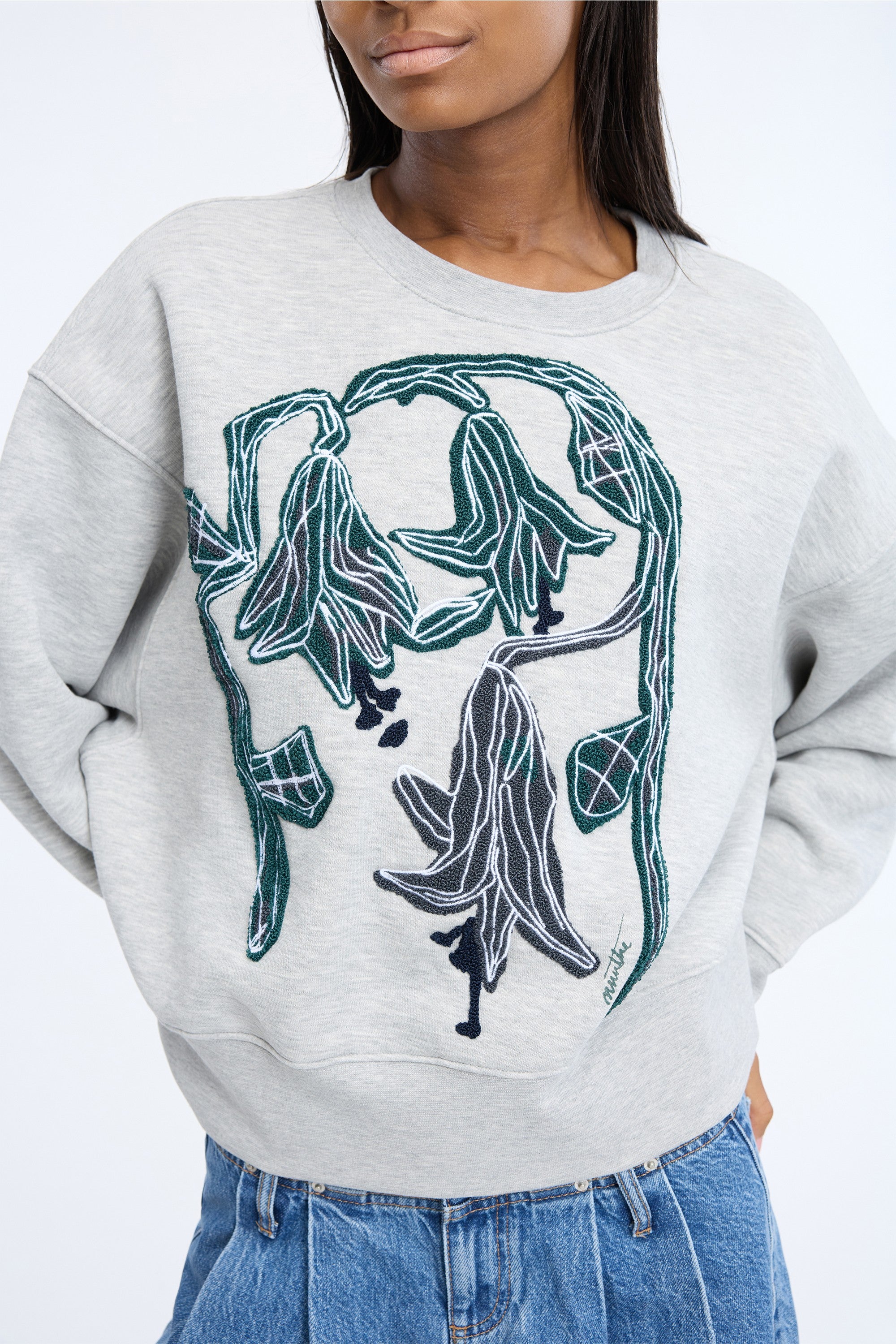 MUNTHE GREEN SWEATSHIRT NAKOA 226