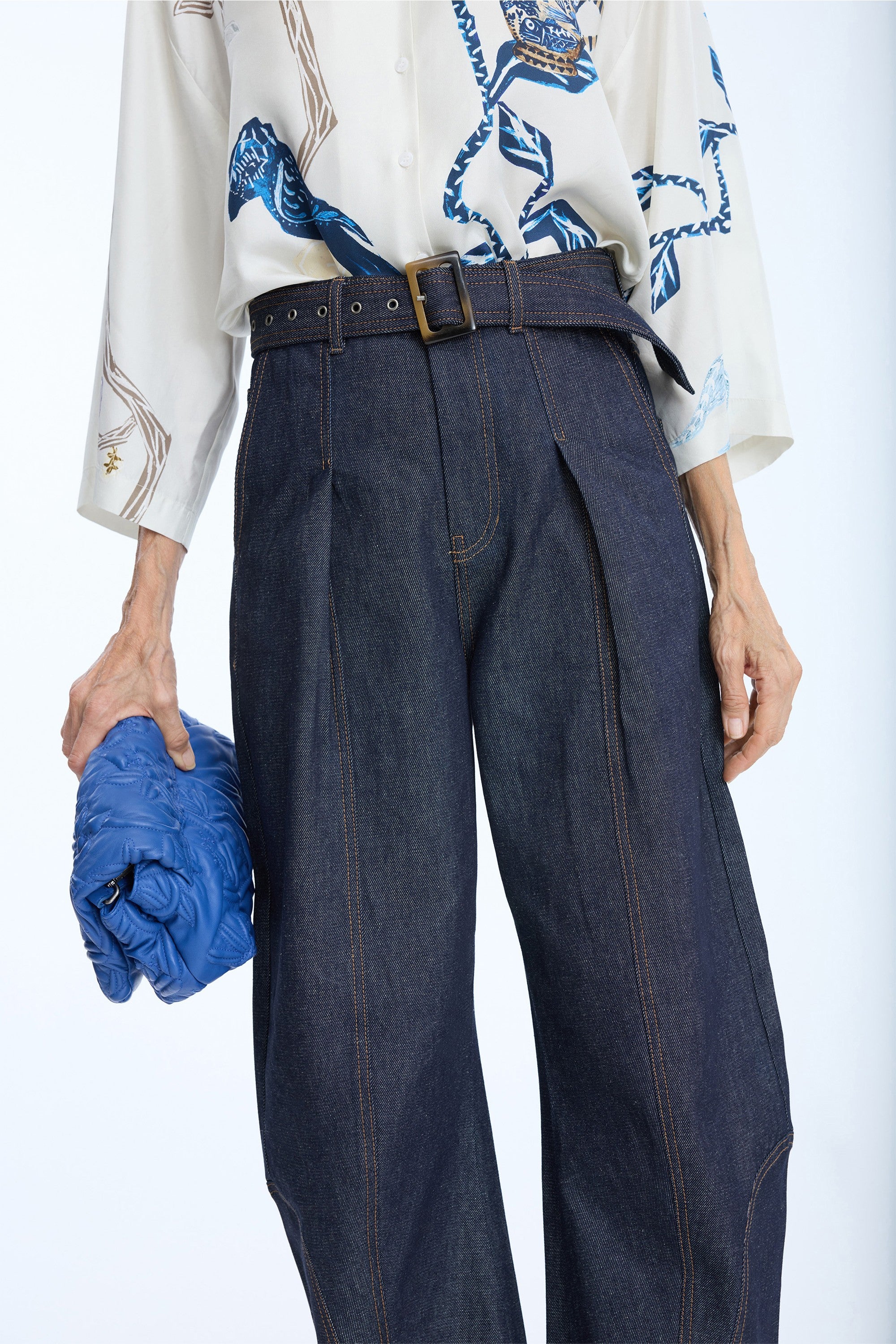 MUNTHE DENIM PLEATED JEANS NANINA 226