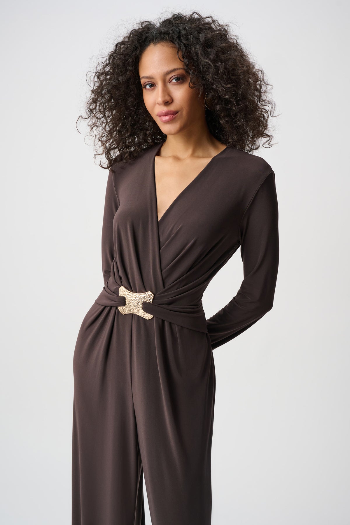 JOSEPH RIBKOFF BROWN JUMPSUIT 263005 3799 226