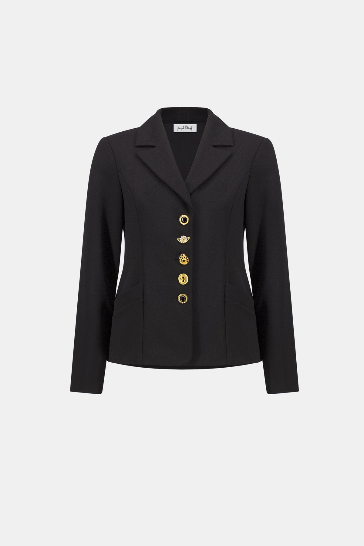 JOSEPH RIBKOFF BLACK SCUBA JACKET 263151 11 226