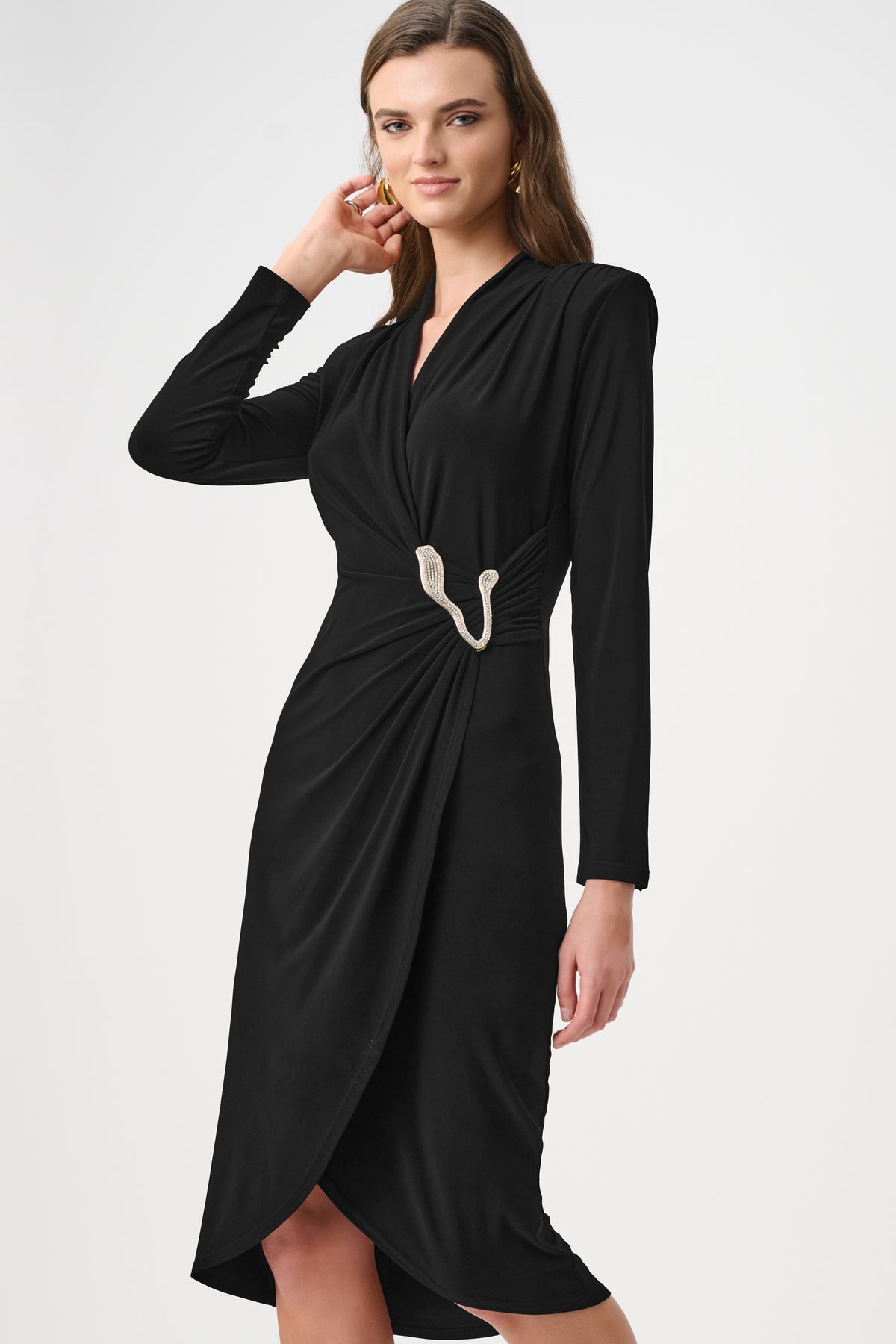 JOSEPH RIBKOFF BLACK DRESS 263709 11 226